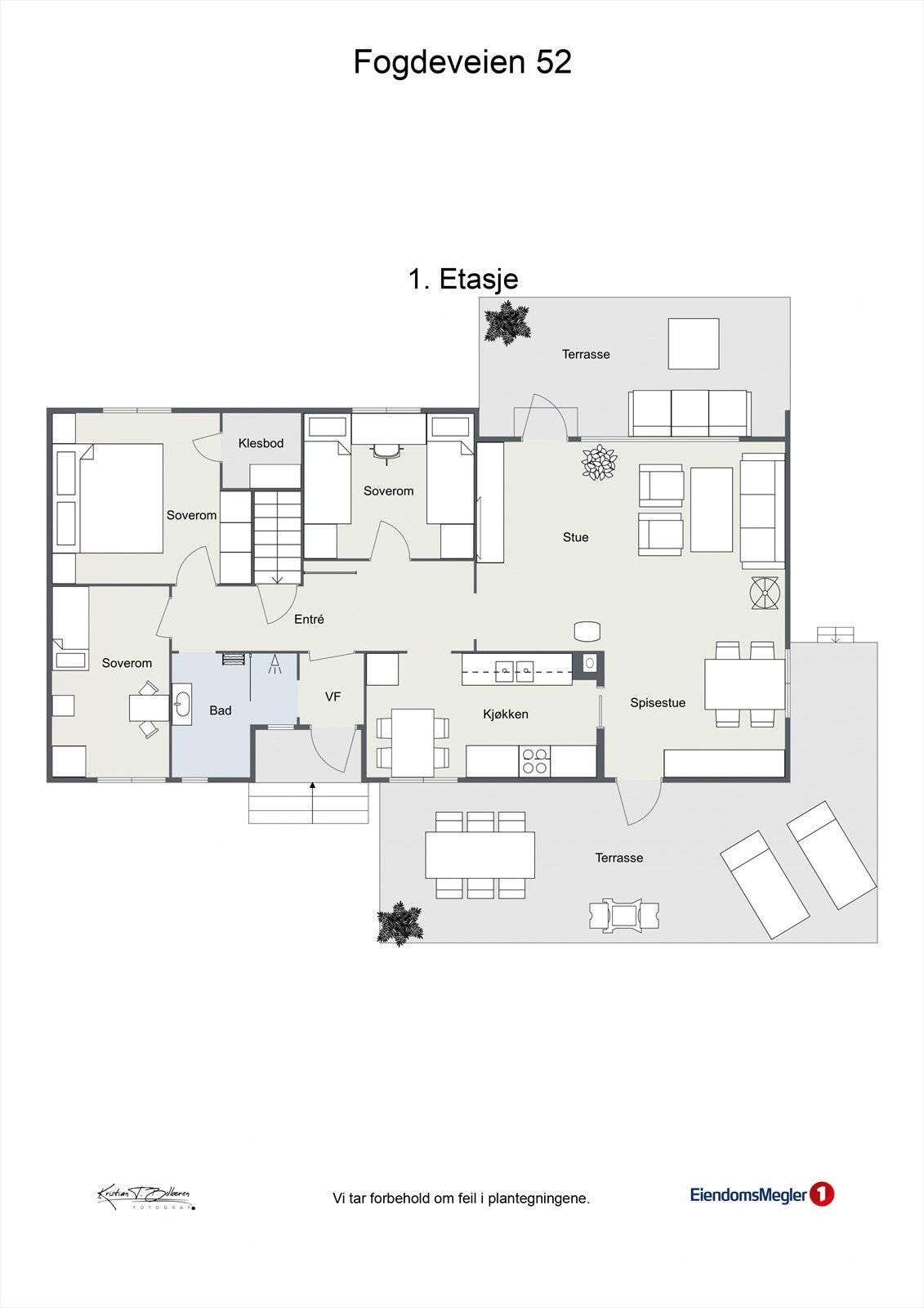 Plantegning 1.etg. Galleribilde