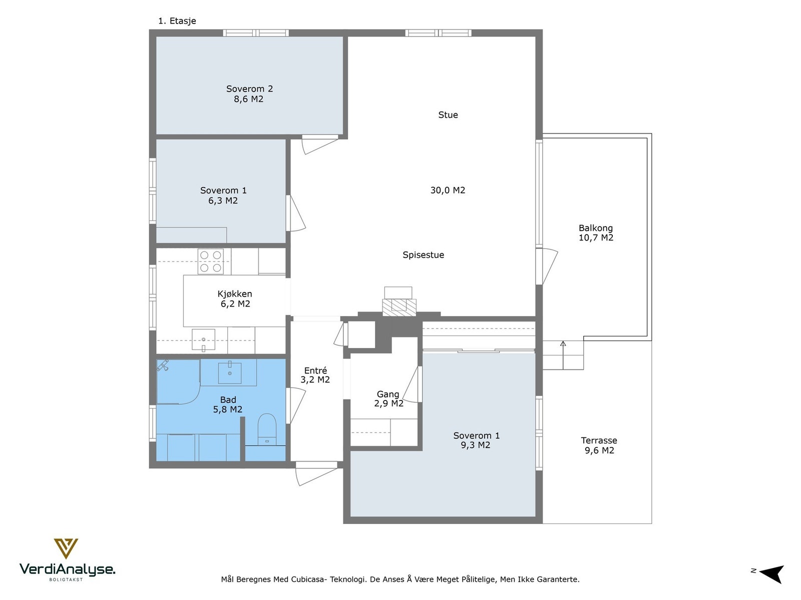 Planskisse Galleribilde