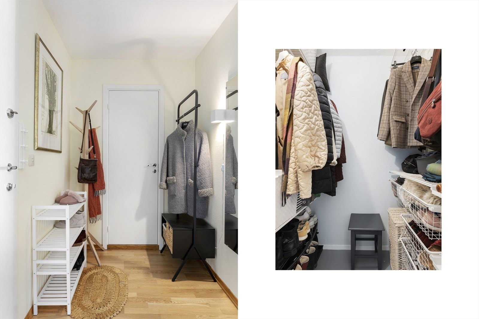 Entre og innvendig bod, perfekt for oppbevaring av yttertøy og sko eller ekstra lagringsplass. Galleribilde