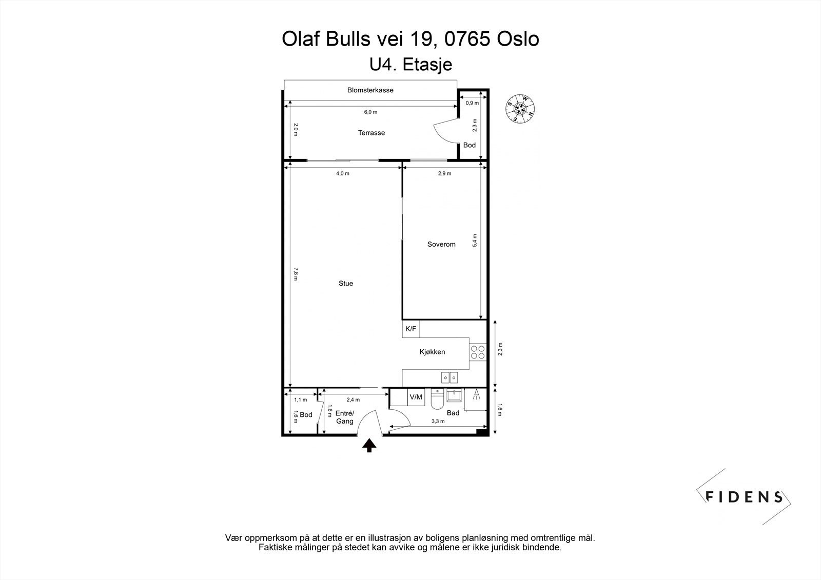 Plantegning Galleribilde