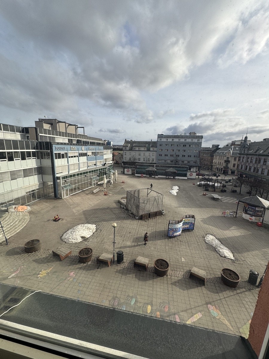 Utsikt fra stuevindu Galleribilde