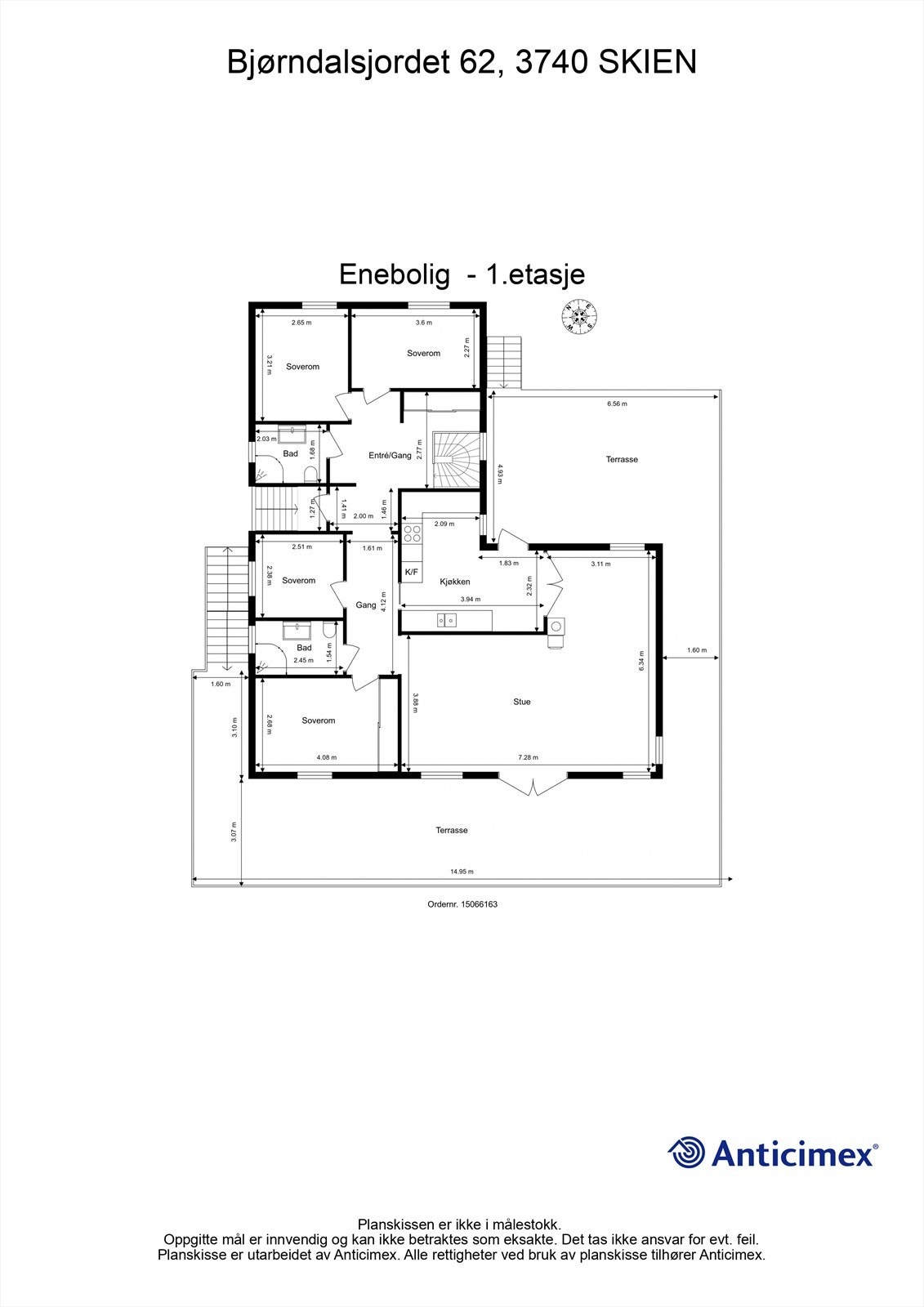 Plantegning - 1. etasje. Galleribilde