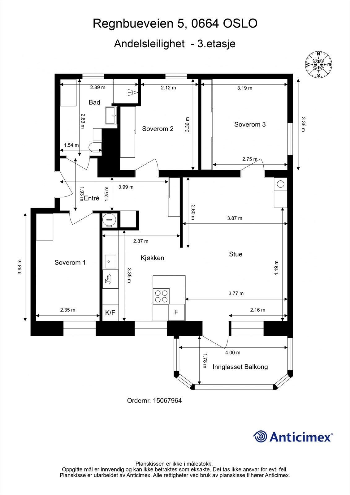 Plantegning Galleribilde