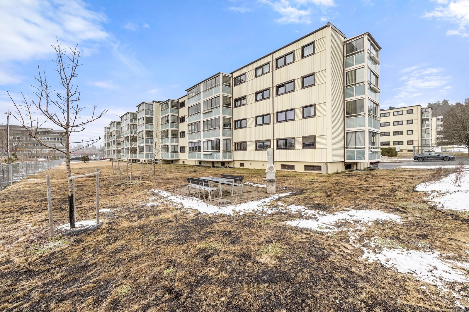 Fasadebilde av blokken. Velkommen til visning! Galleribilde