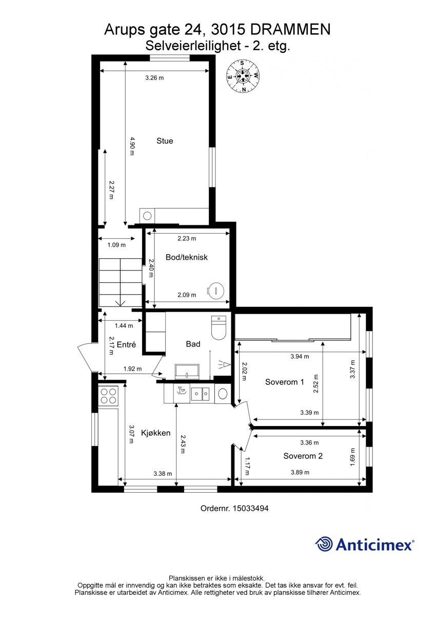 Plantegning Galleribilde