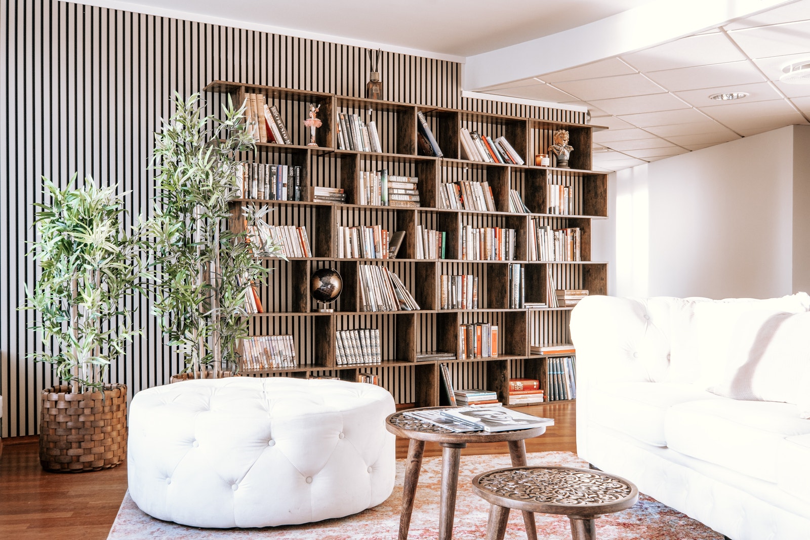Bibliotek og relaxationlounge - i SPA avdelingen. Galleribilde