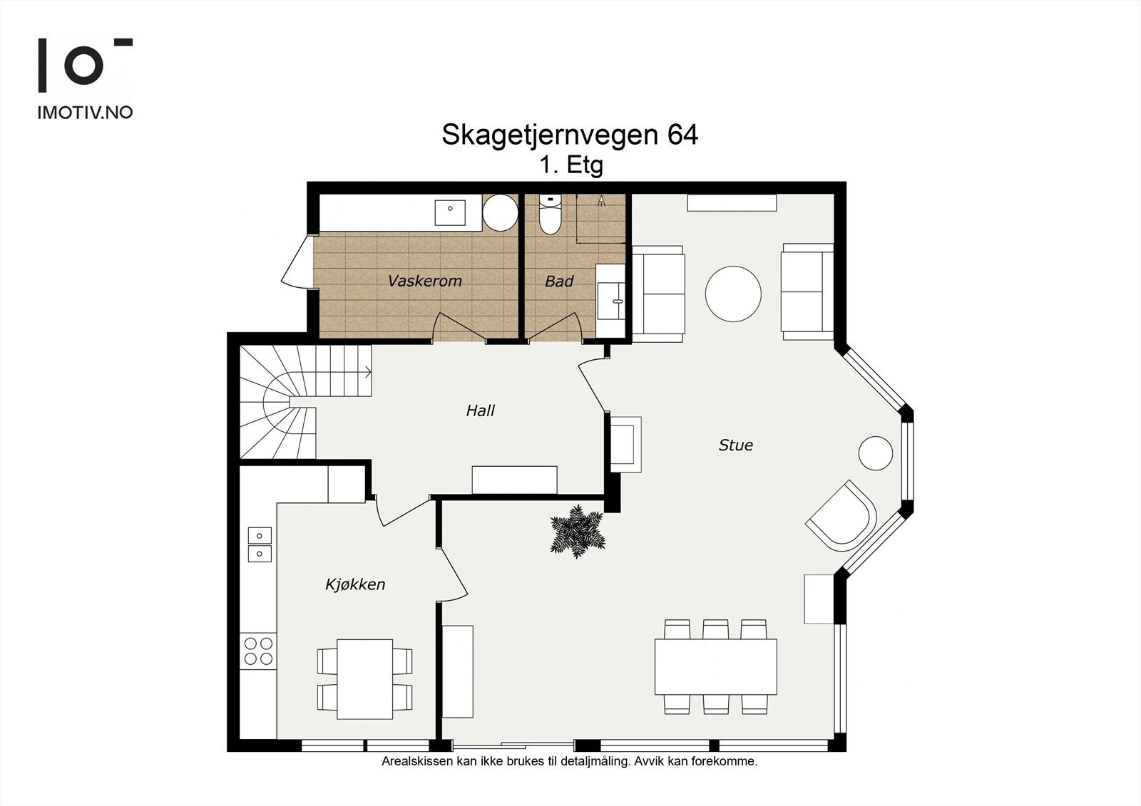- Plantegning 1. etasje - Galleribilde
