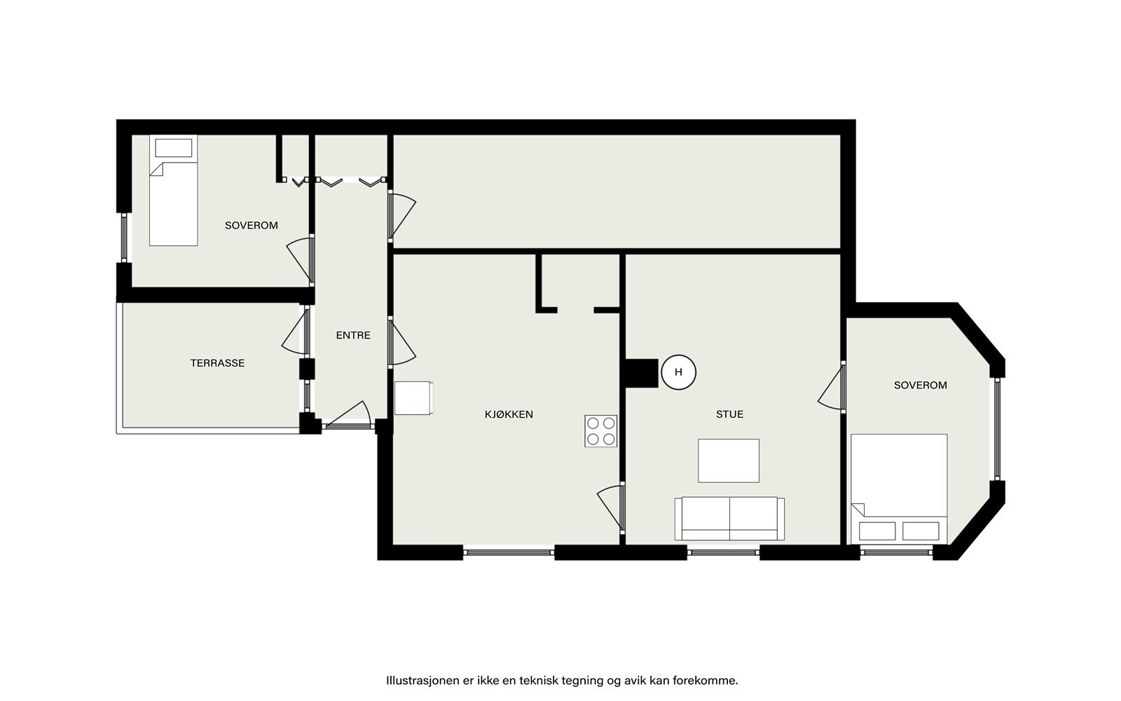 Plantegning. Galleribilde