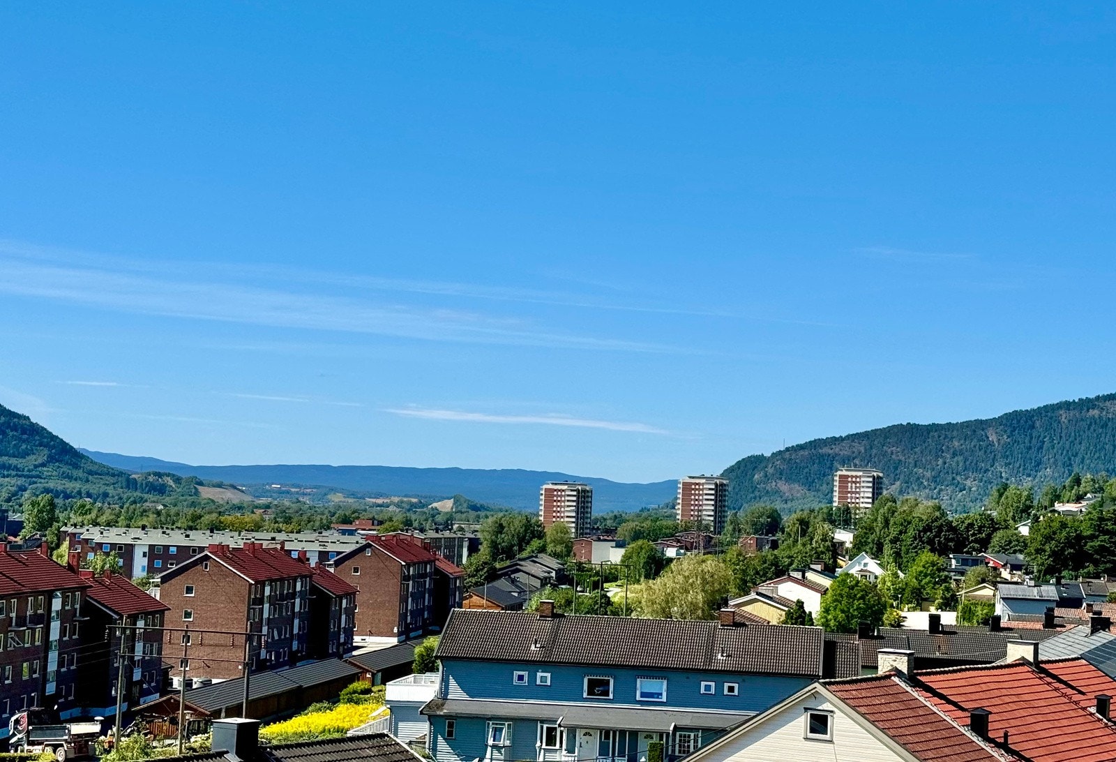 Fantastisk vid utsikt Galleribilde