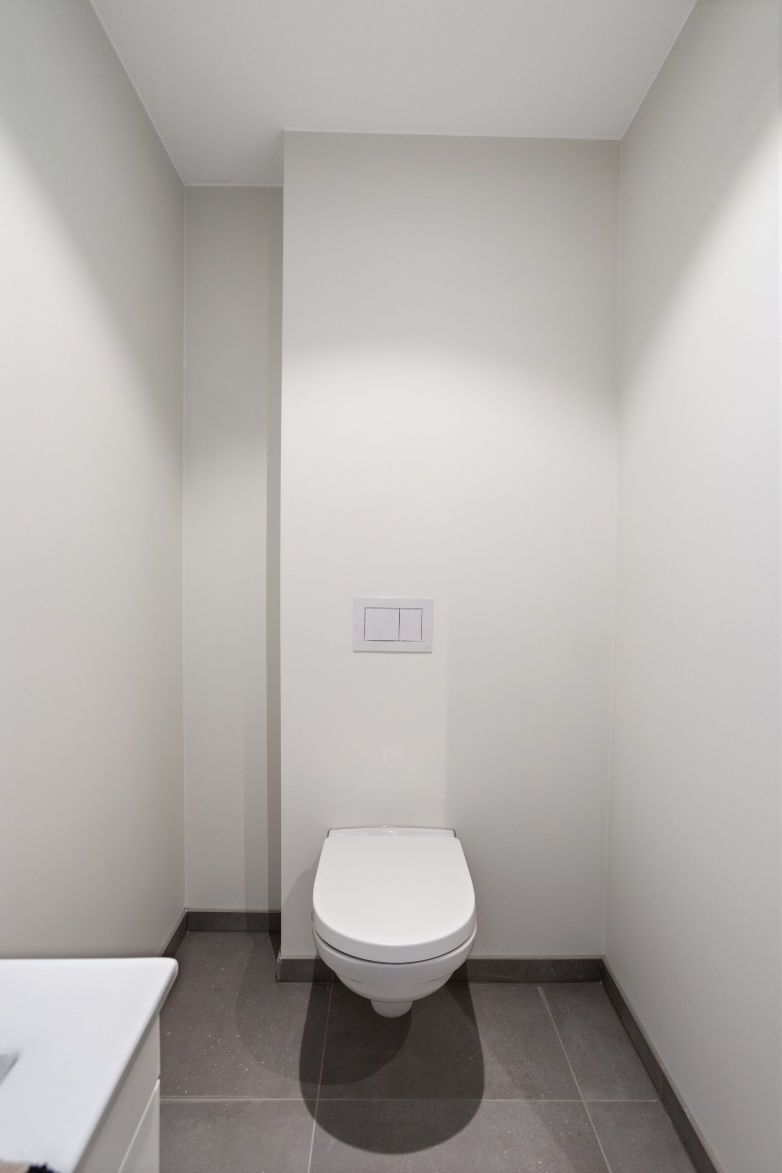 Gjestetoalett med vegghengt wc Galleribilde