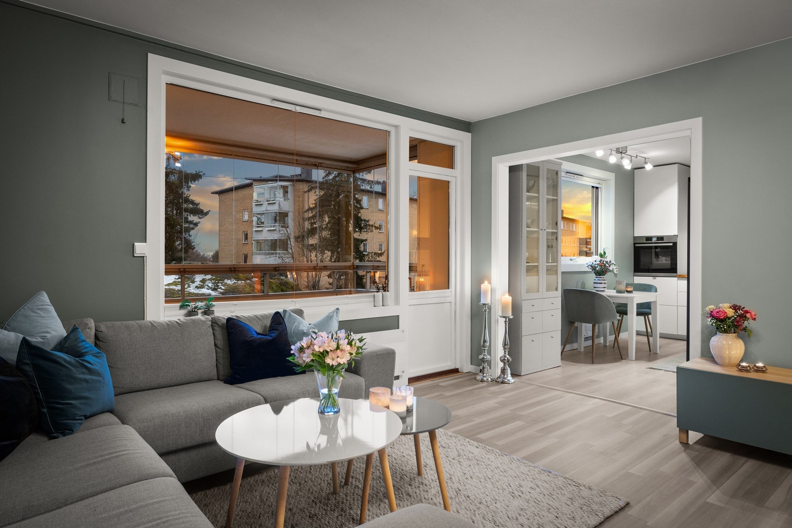 Kveldsstemning. Galleribilde