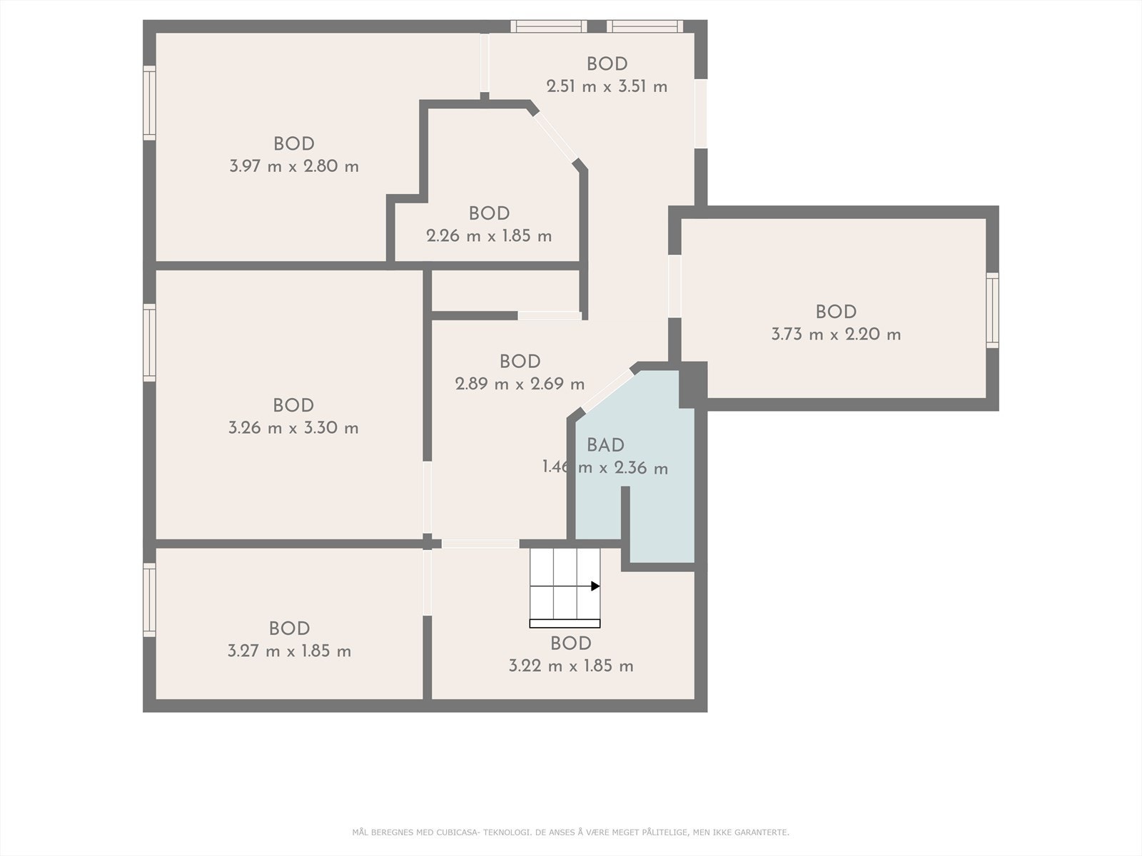 Plantegning kjeller Galleribilde