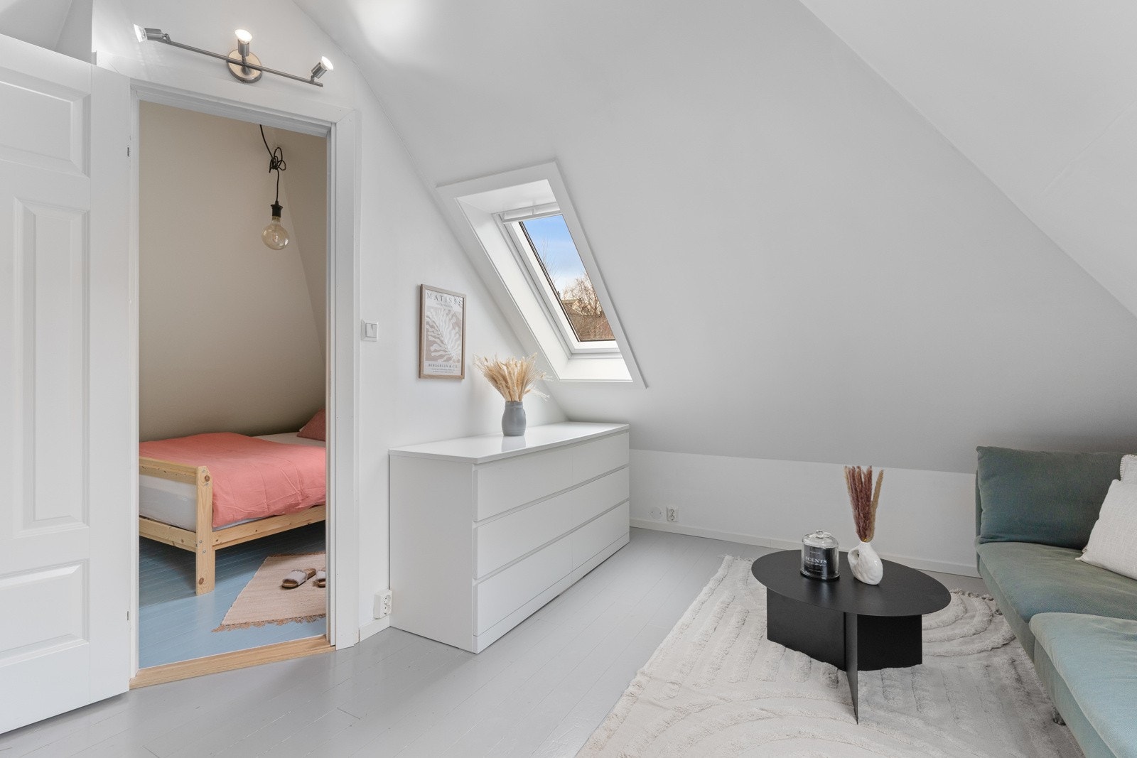 Vi kommer så videre til soverommet. Galleribilde
