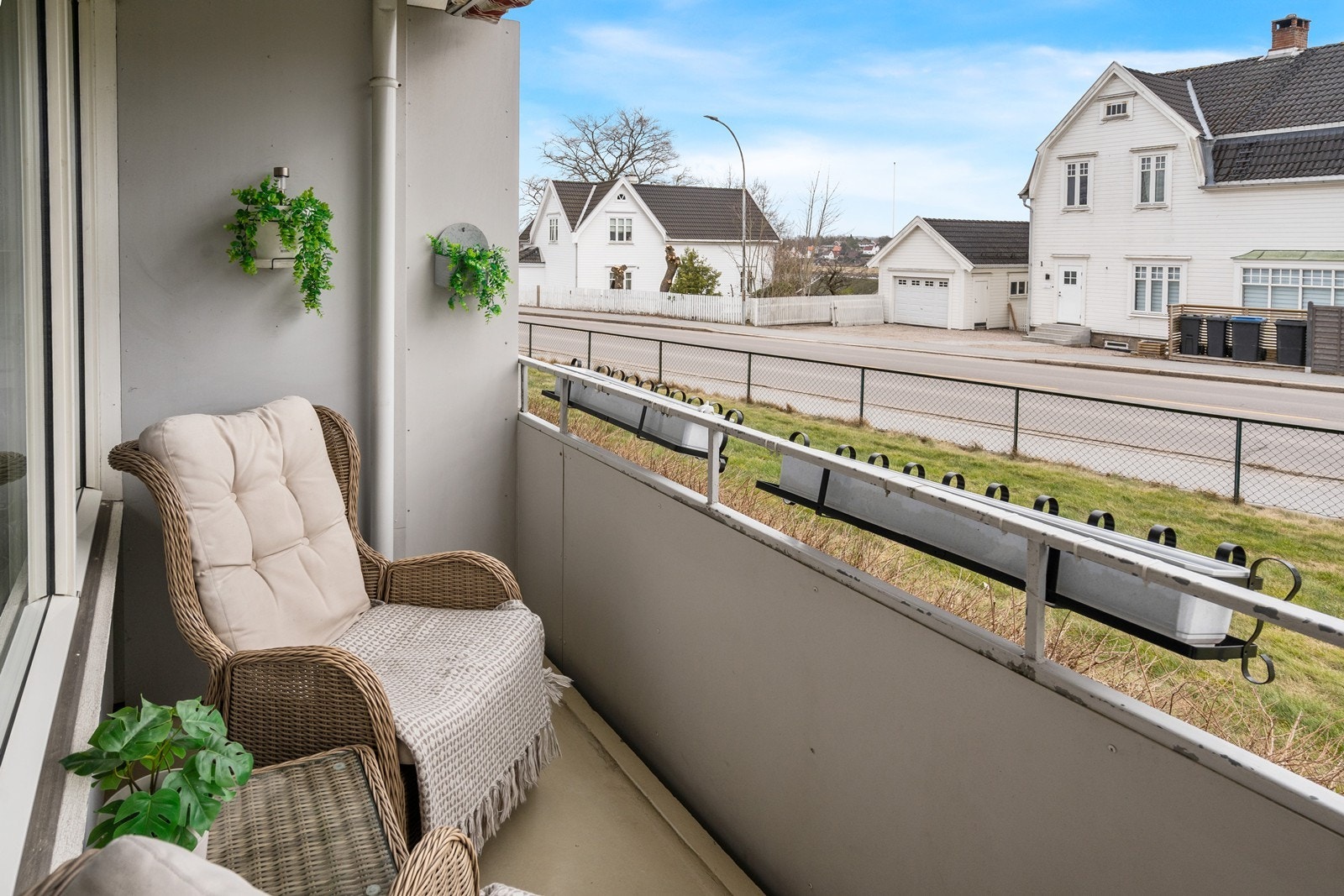 Verandaen er delvis overbygd Galleribilde