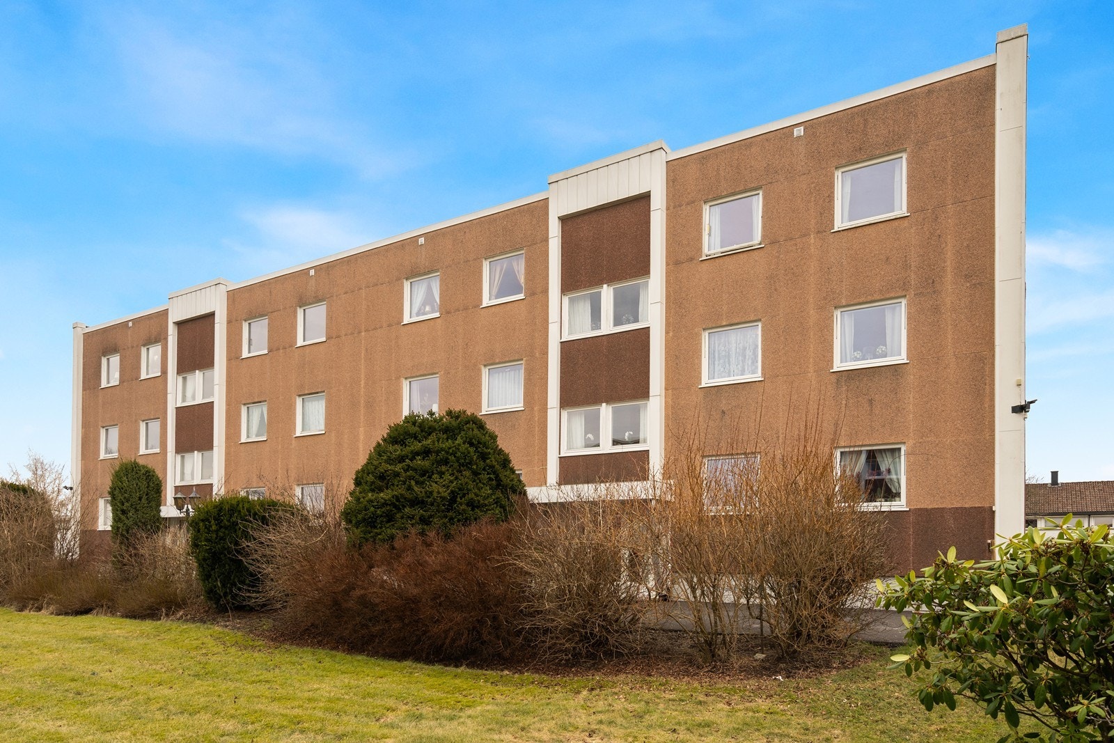 Boligblokkens fasade Galleribilde