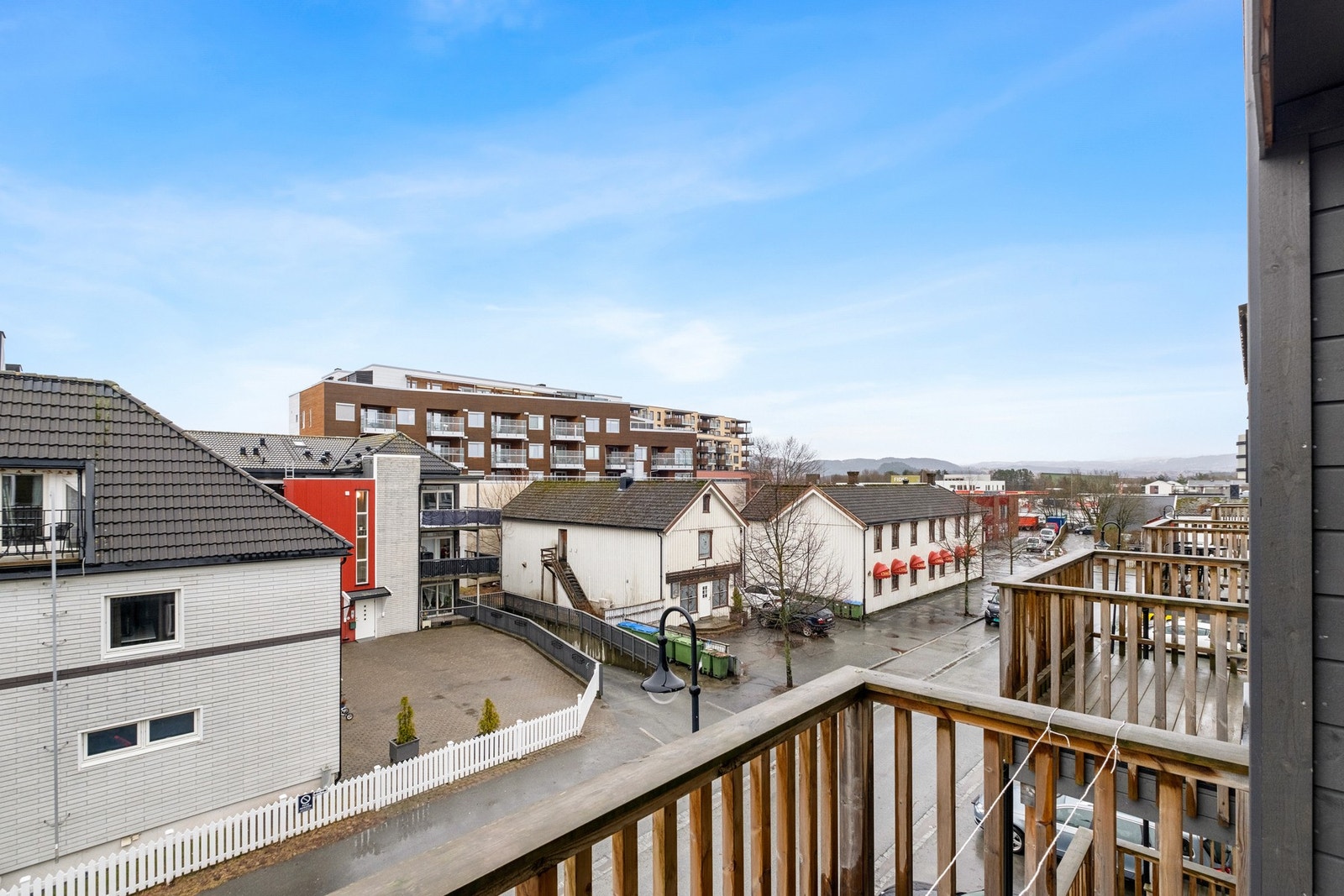 Østvendt balkong på 10 kvm. Galleribilde