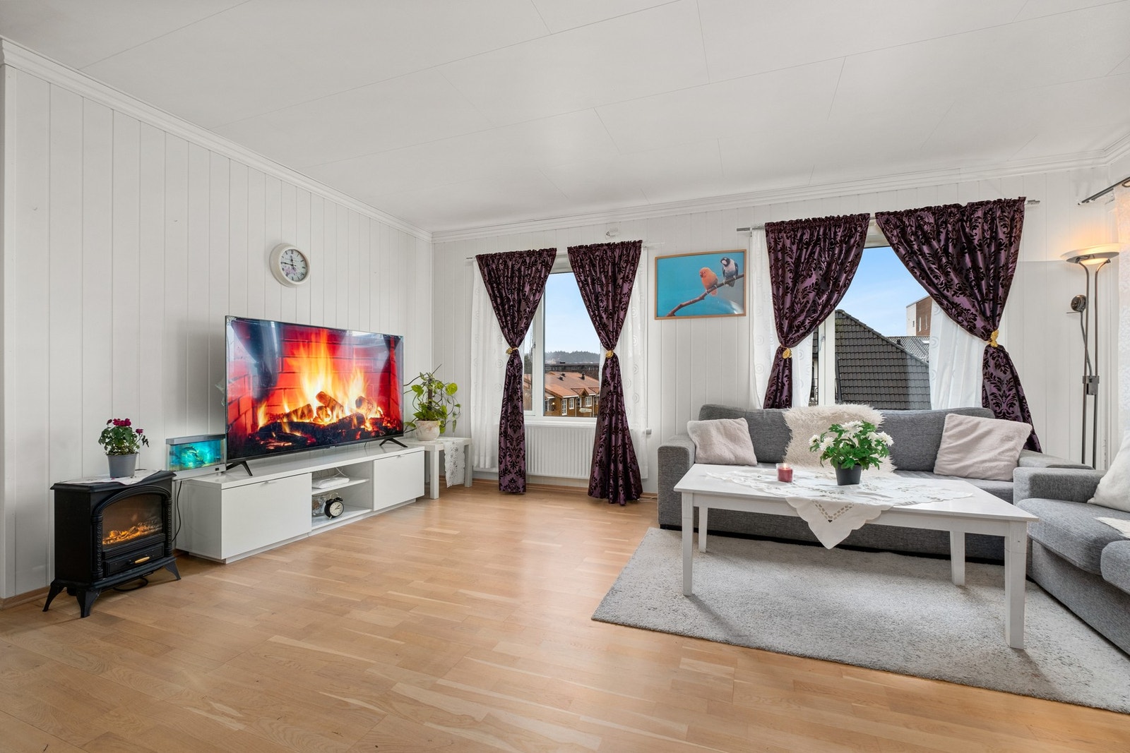 Lys og romslig stue på 33 kvm. Galleribilde