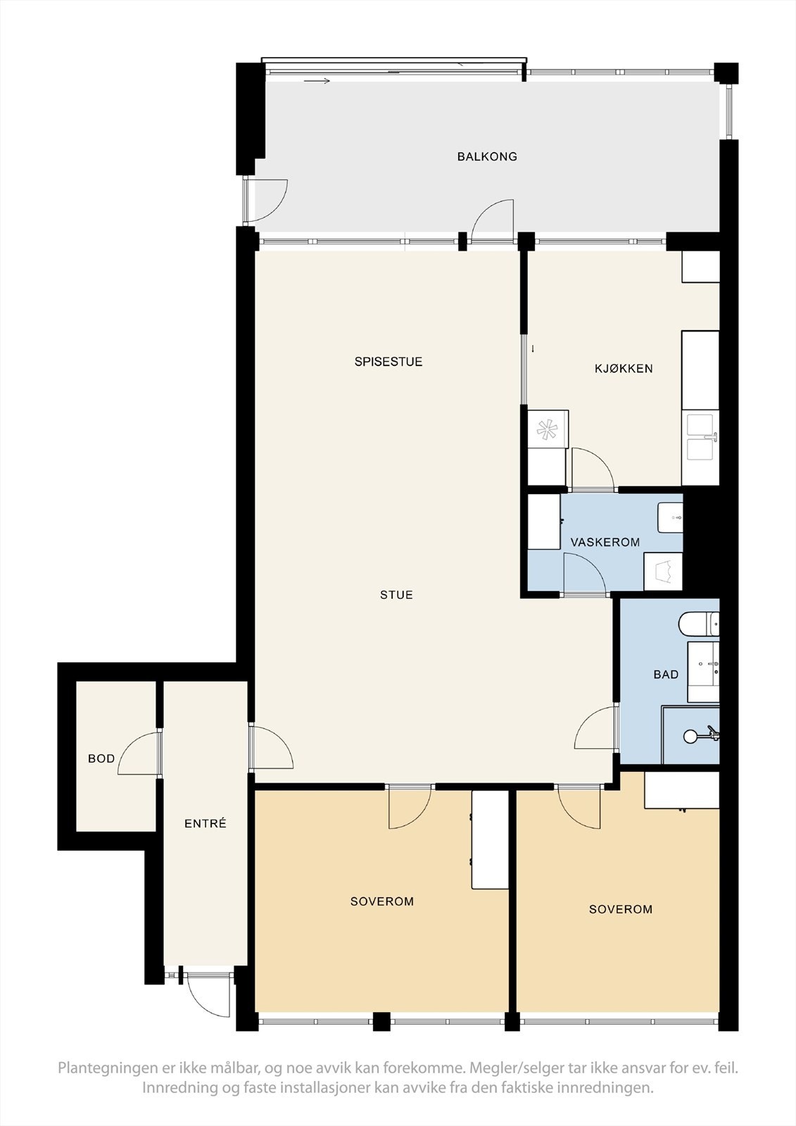 Plantegning Galleribilde