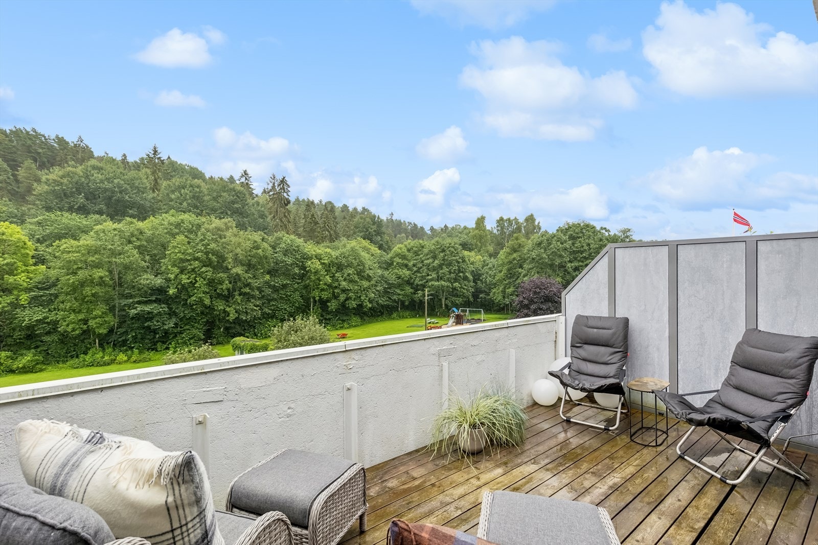 Her kan du nyte formiddagssolen vår- og sommerhalvåret Galleribilde