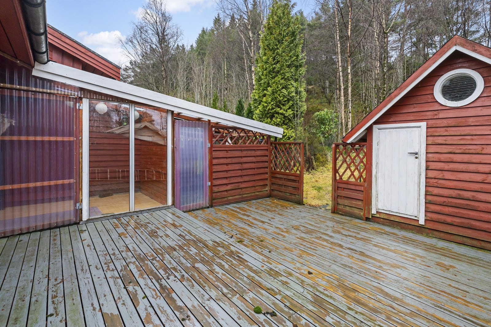 Stort uteområde Galleribilde