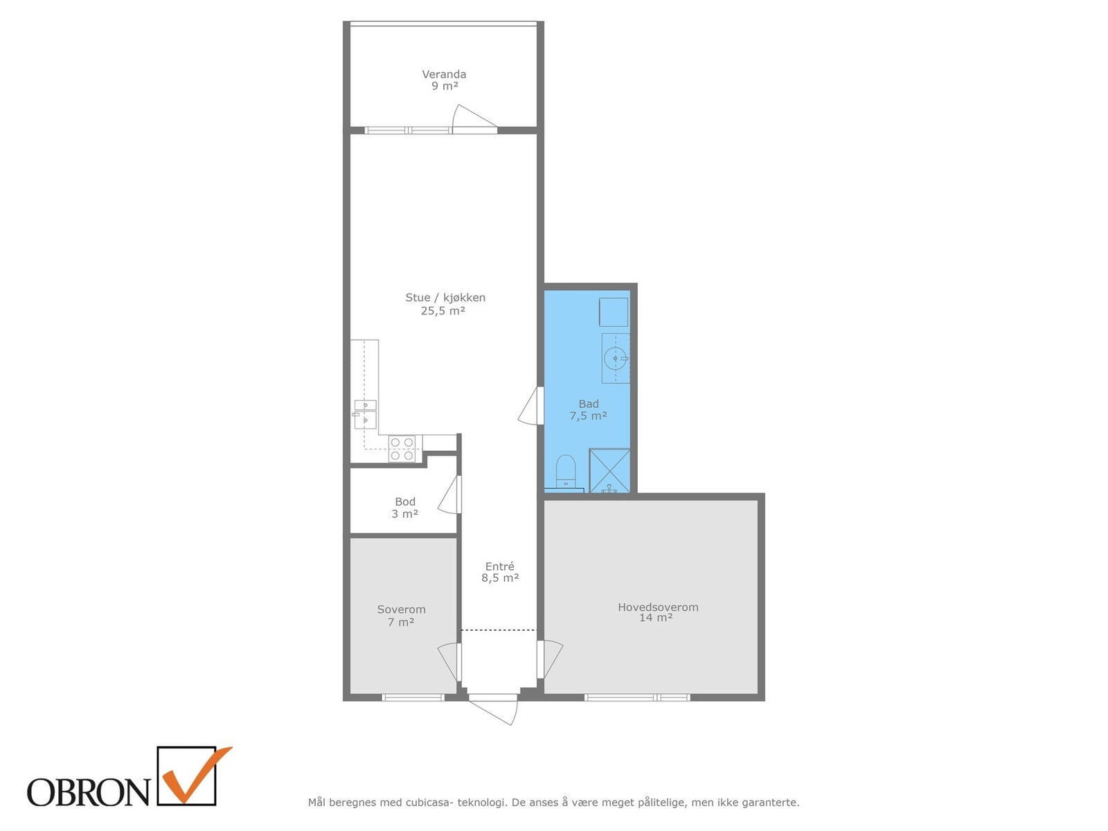 Plantegning. Galleribilde