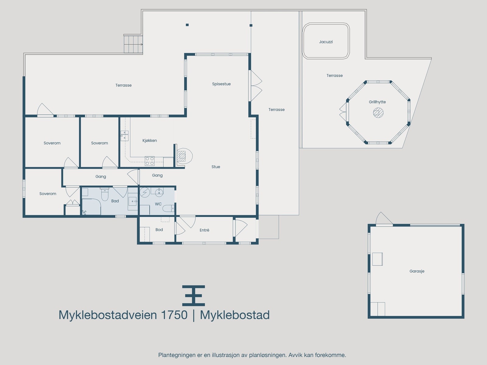 Plantegning Galleribilde