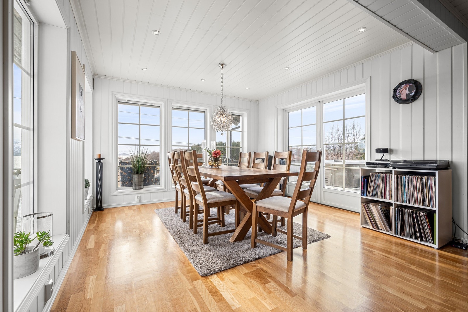 Adkomst til terrasse fra spisestua Galleribilde