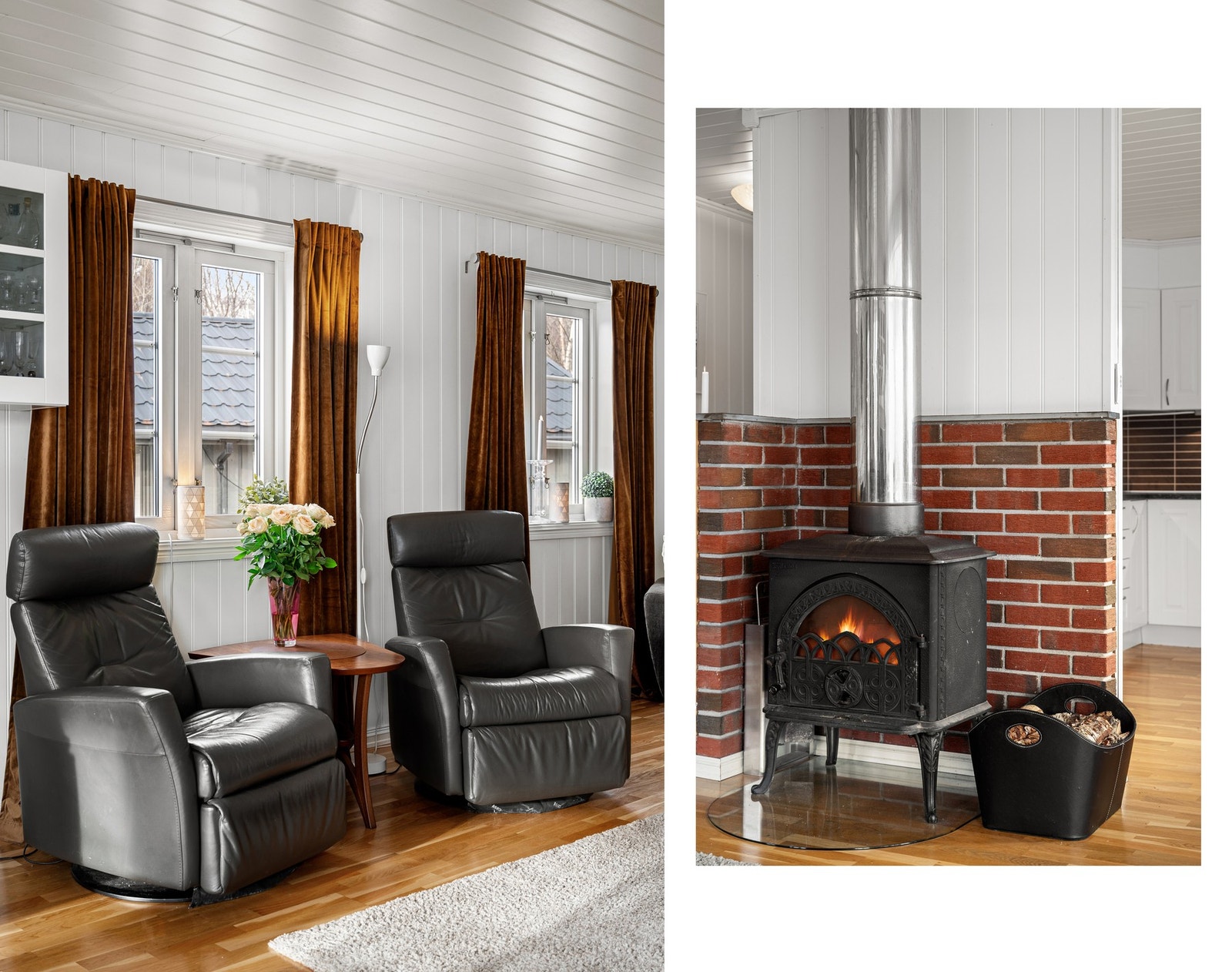 Vedovn sørger for lun og god varme på kaldere dager Galleribilde