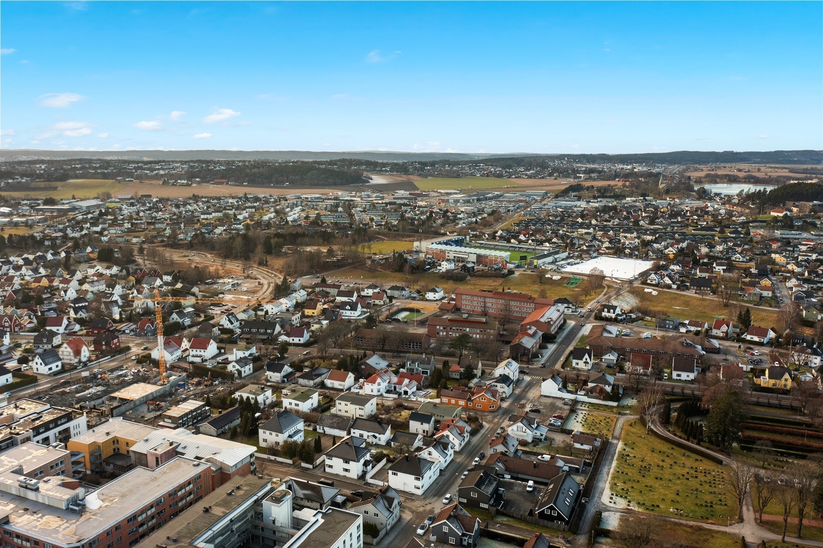 Dronefoto Galleribilde