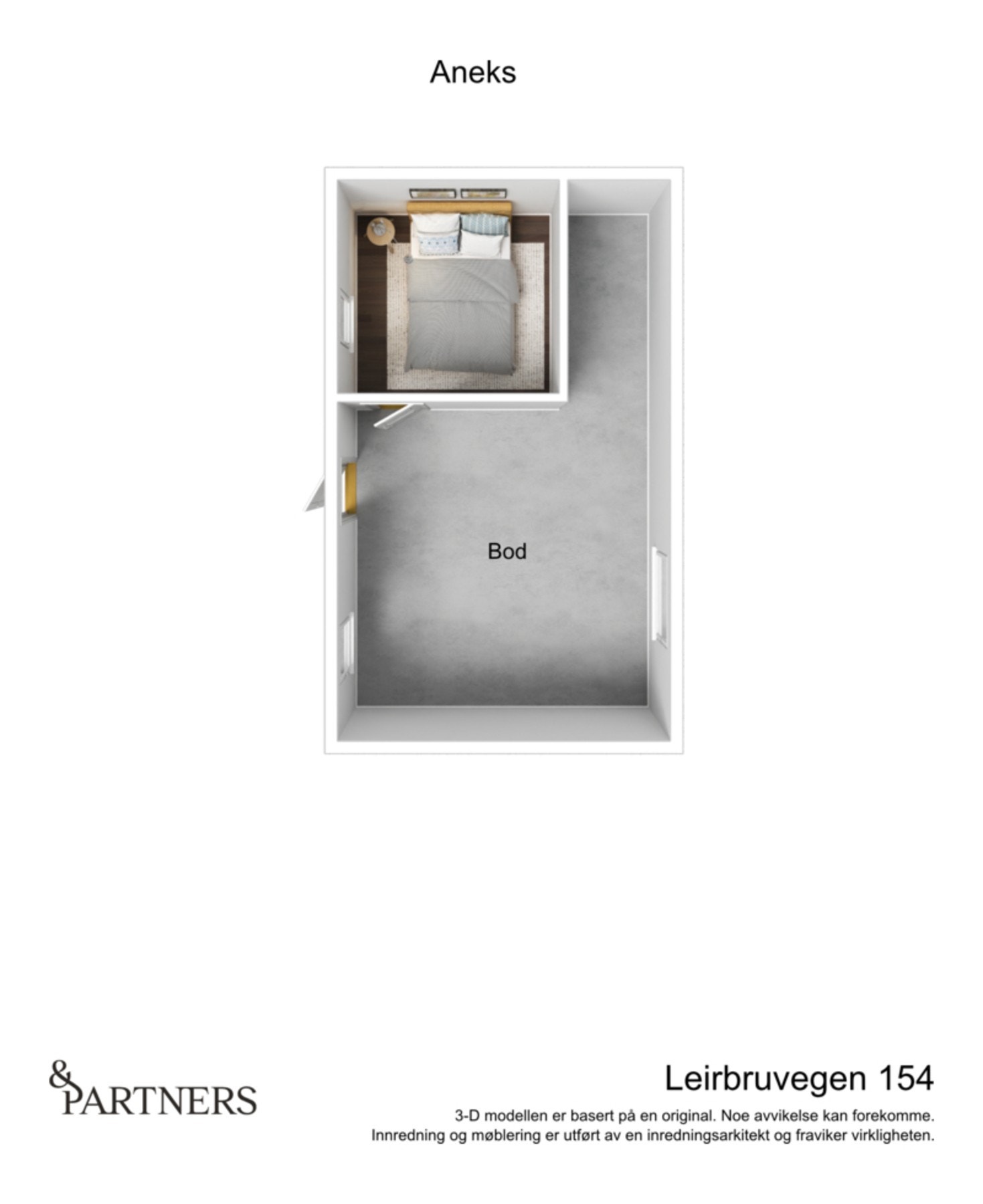 Planskisse Anneks Galleribilde