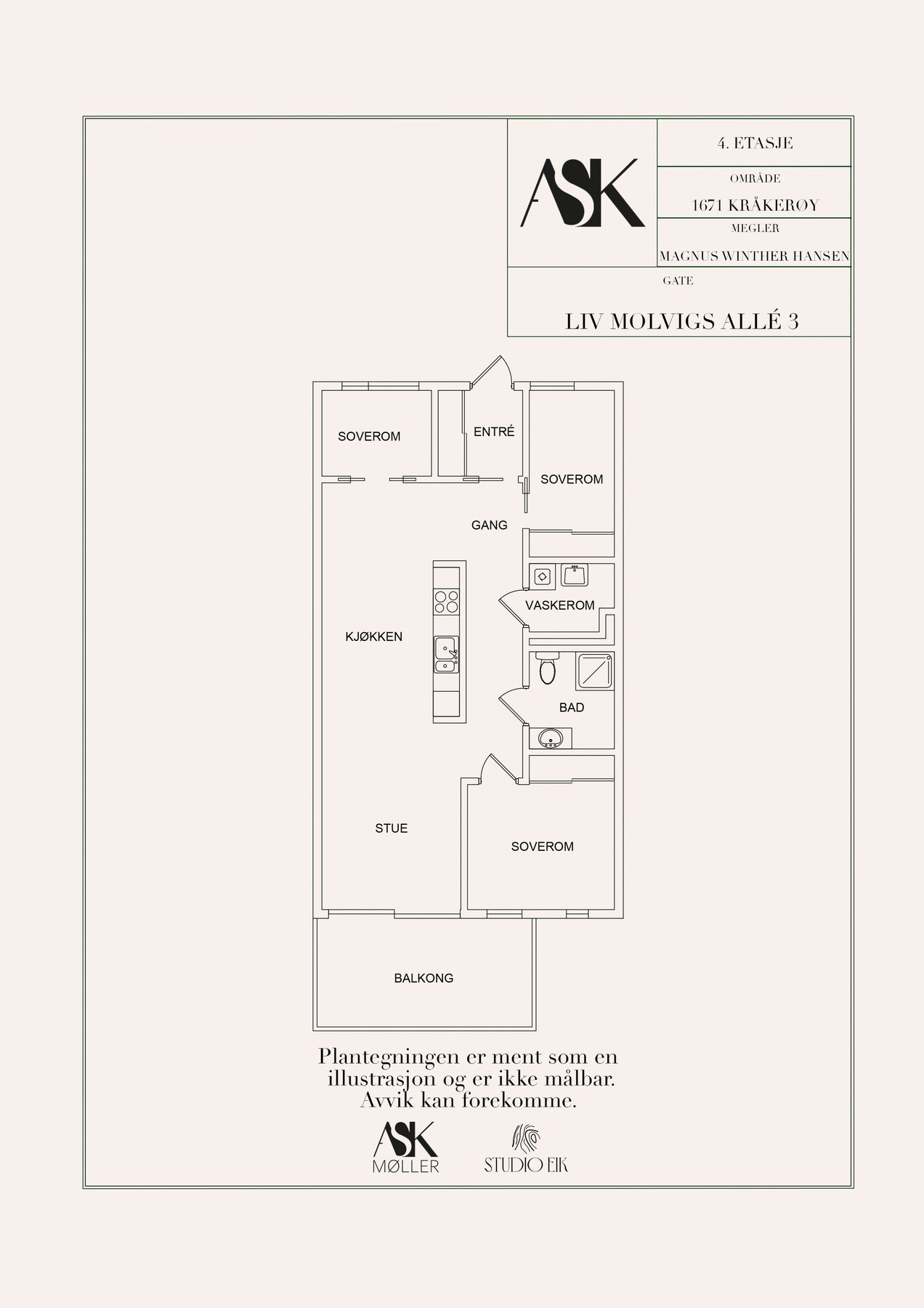 Plantegning Galleribilde