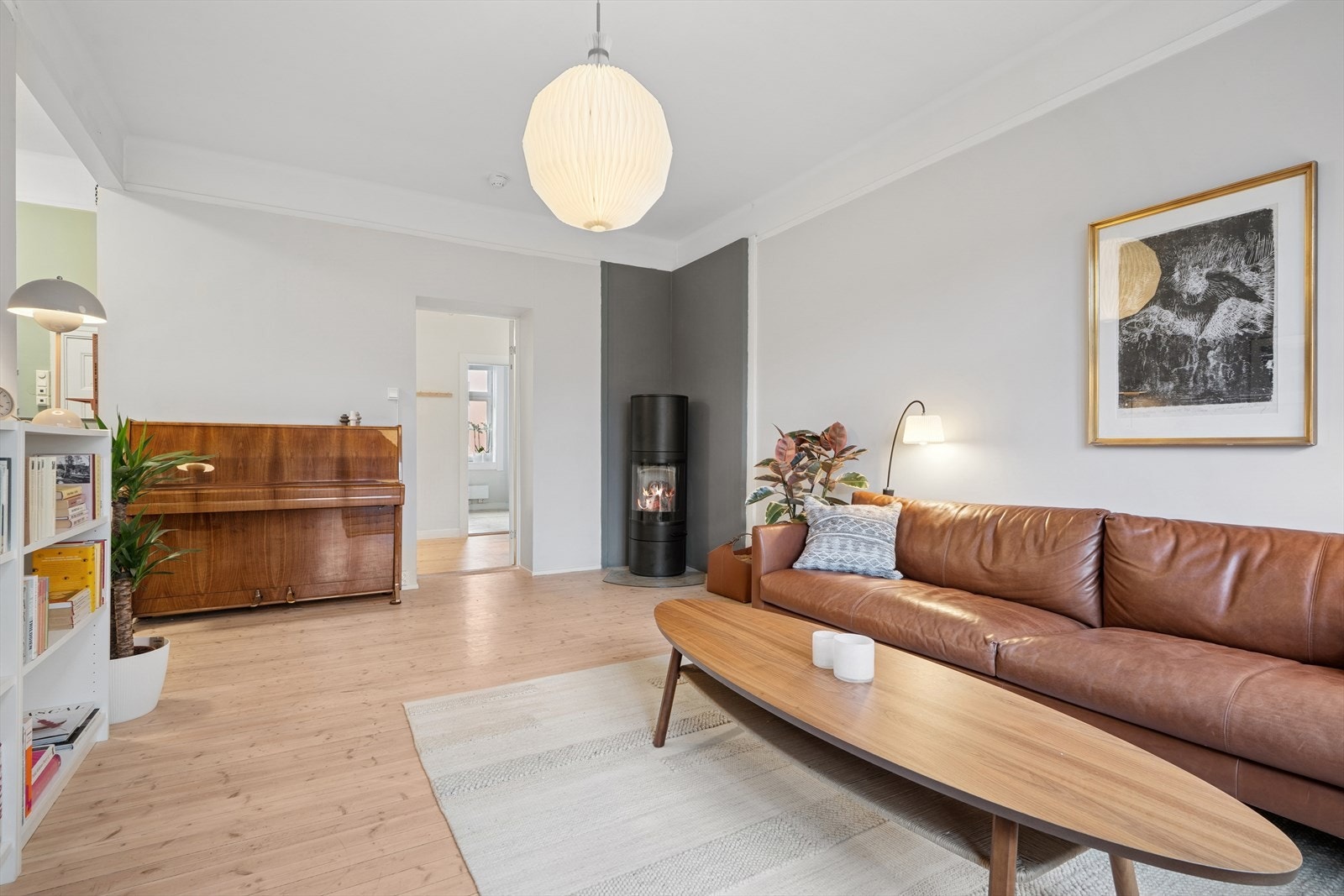 Peisovnen varmer godt på kalde dager Galleribilde