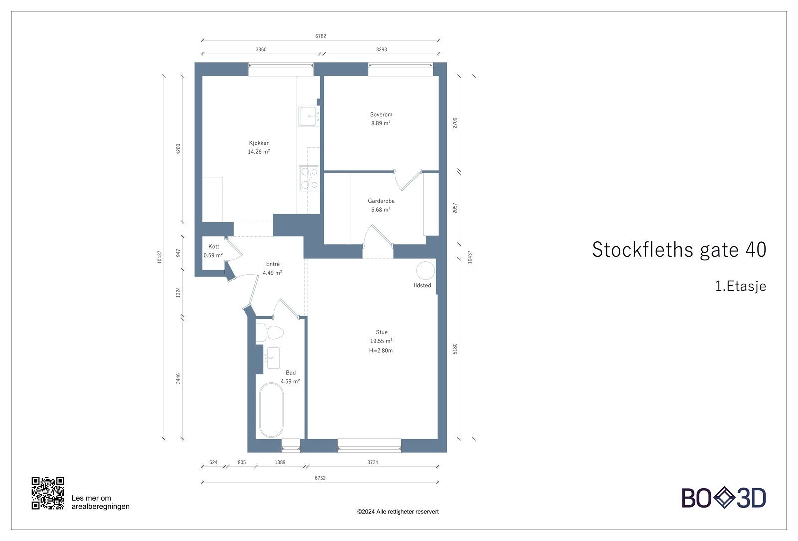 Plantegning Galleribilde