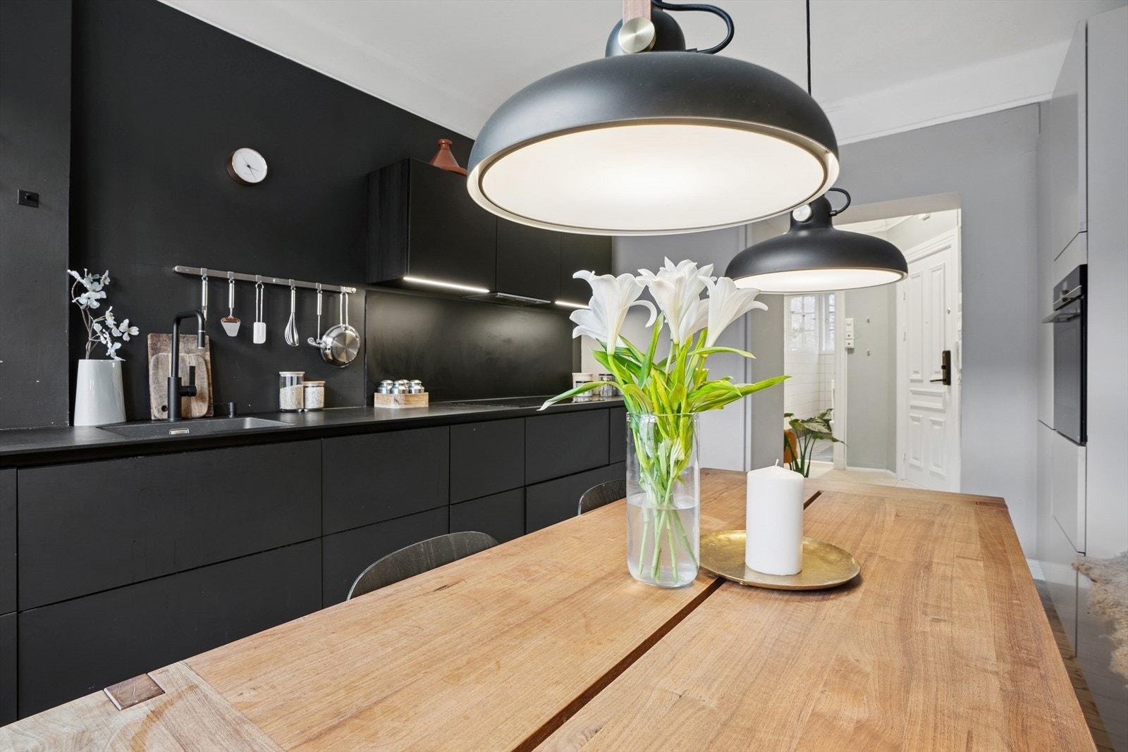 Leiligheten kan enkelt gjøres om til en 3-roms ved å flytte kjøkkenet Galleribilde