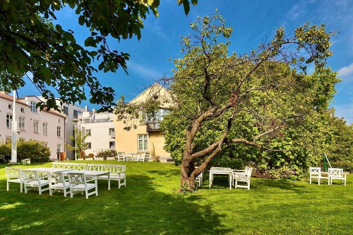 Stort skjermet fellesområde. Galleribilde