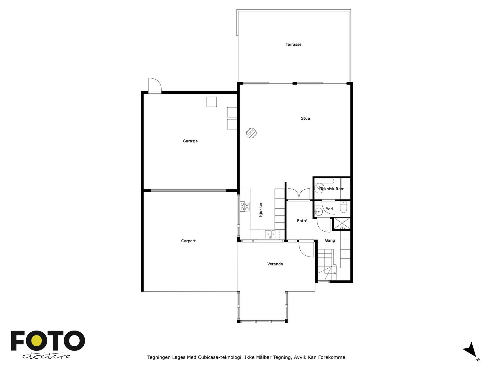 Plantegning 1.etasje Galleribilde