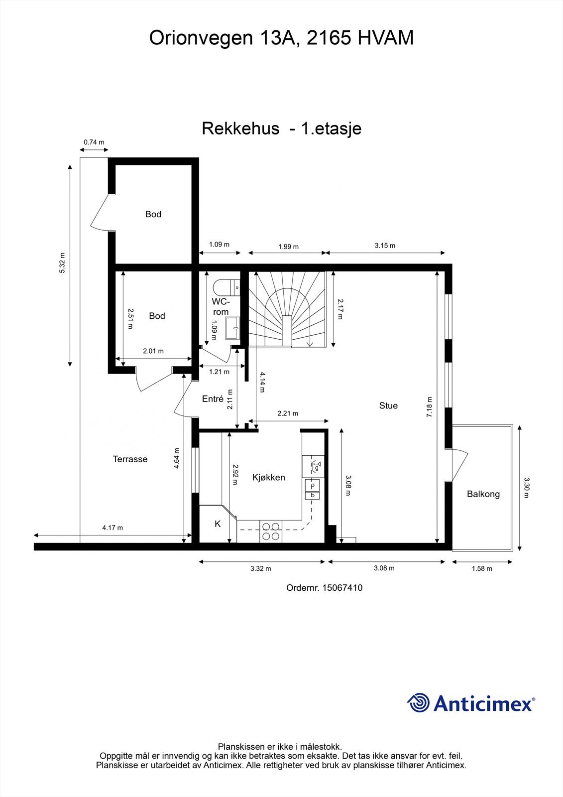 Plantegning - 1.etasje Galleribilde