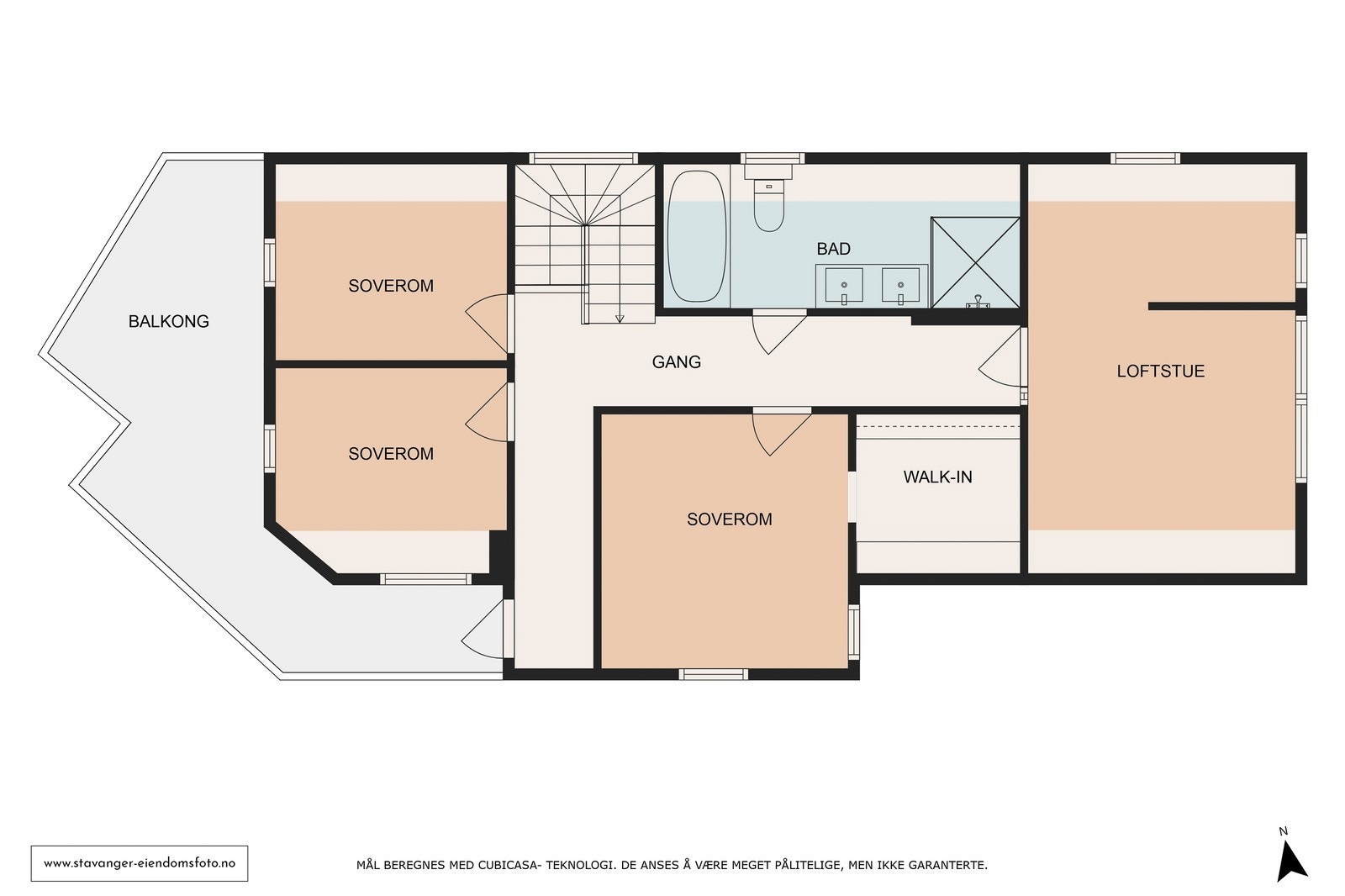 Plantegning 2.et. Galleribilde