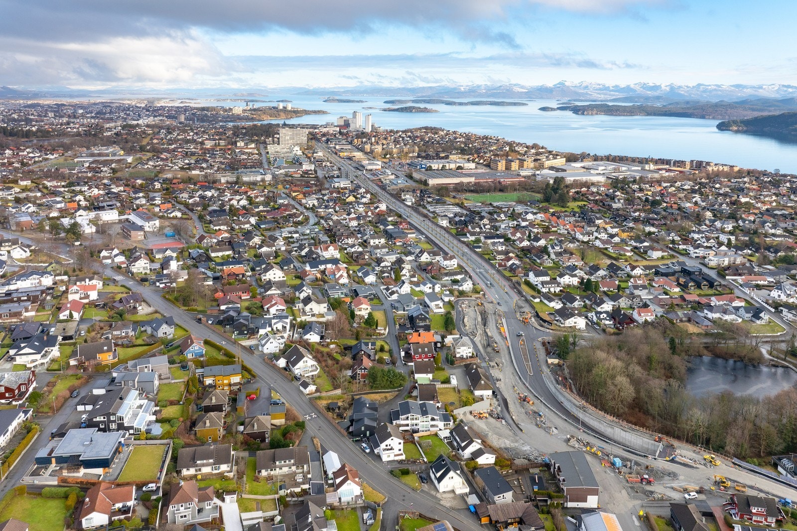 Lite gjennomgangstrafikk i området etter utbygging av vei er ferdig Galleribilde