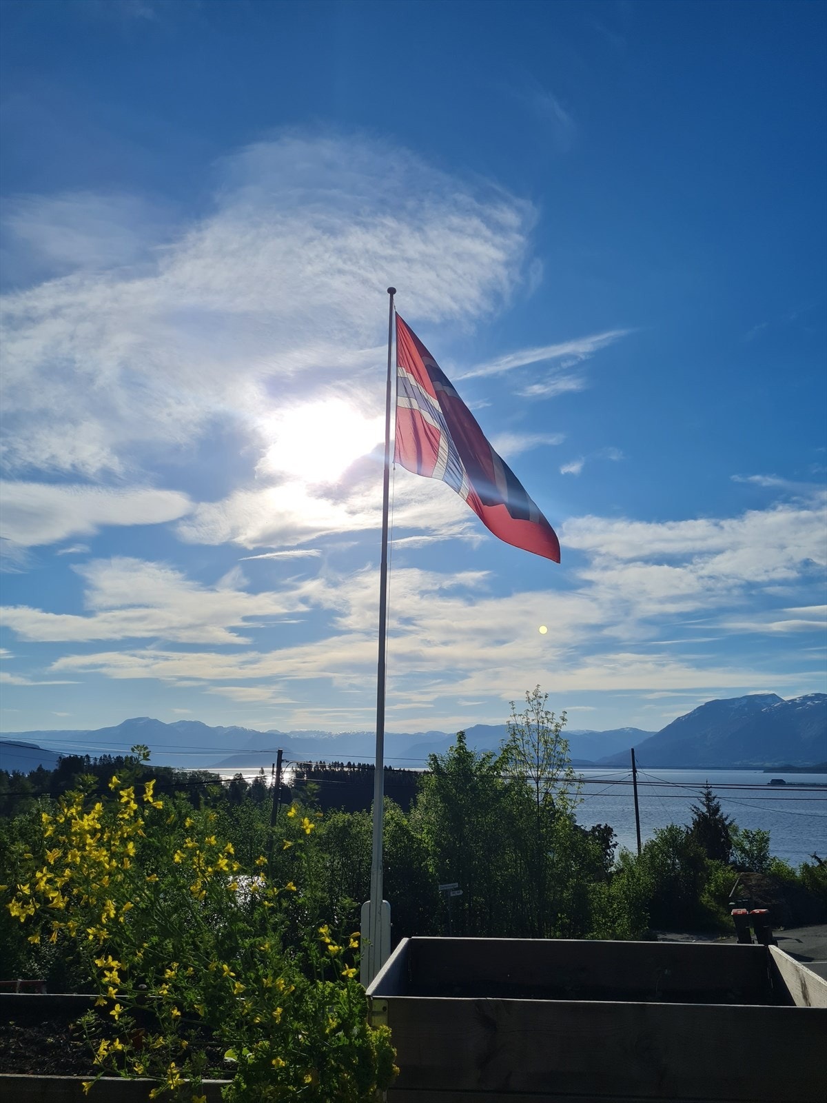 Frå taket på garasjen Galleribilde