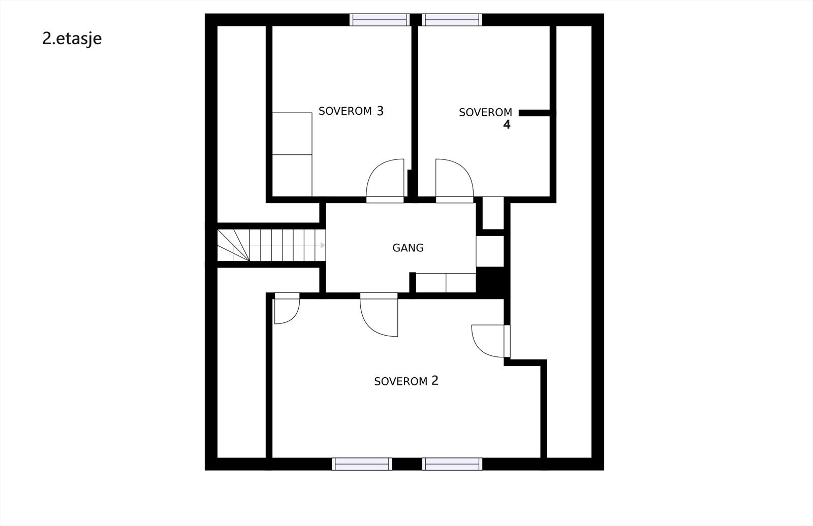 Illustrert planteikning 2.etasje, avvik kan forekomme Galleribilde
