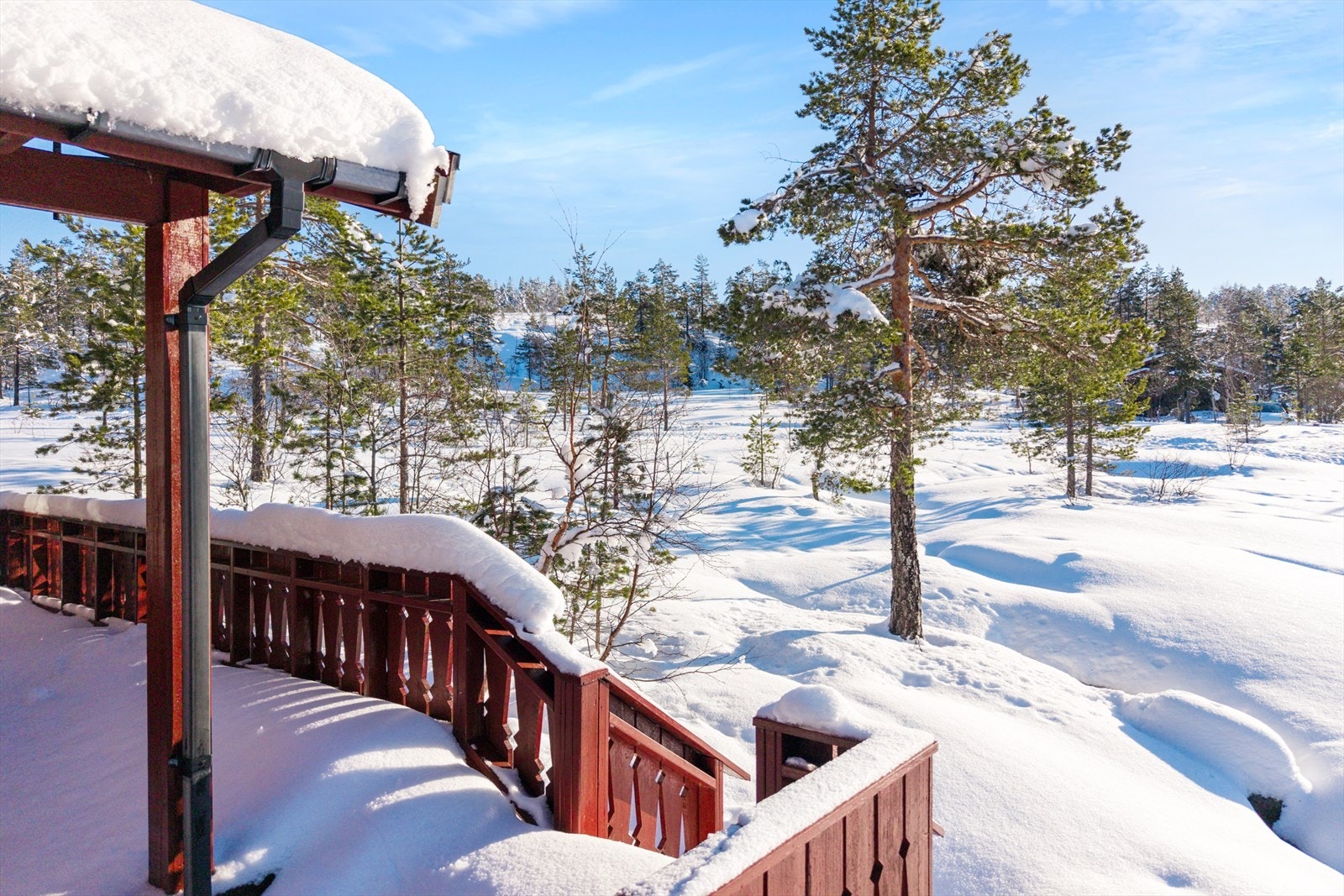 Skikkelig vinterstemning på hytta! Galleribilde