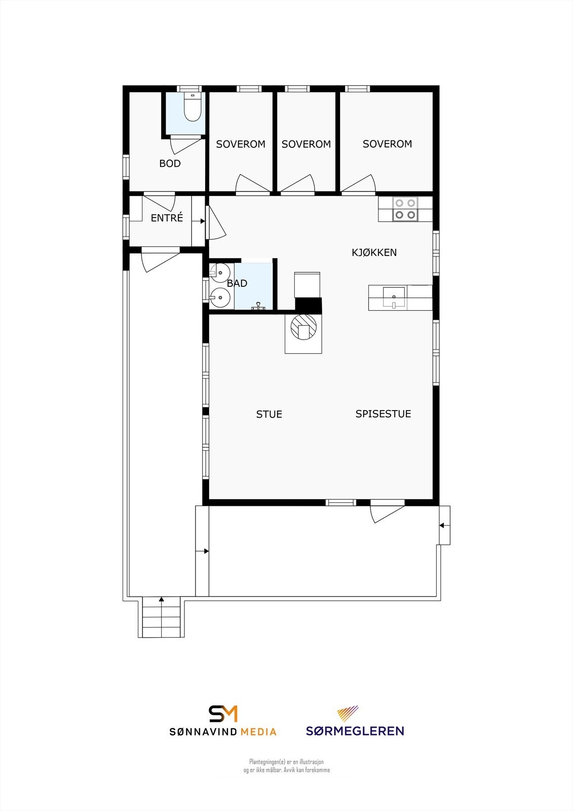 Plantegning Galleribilde