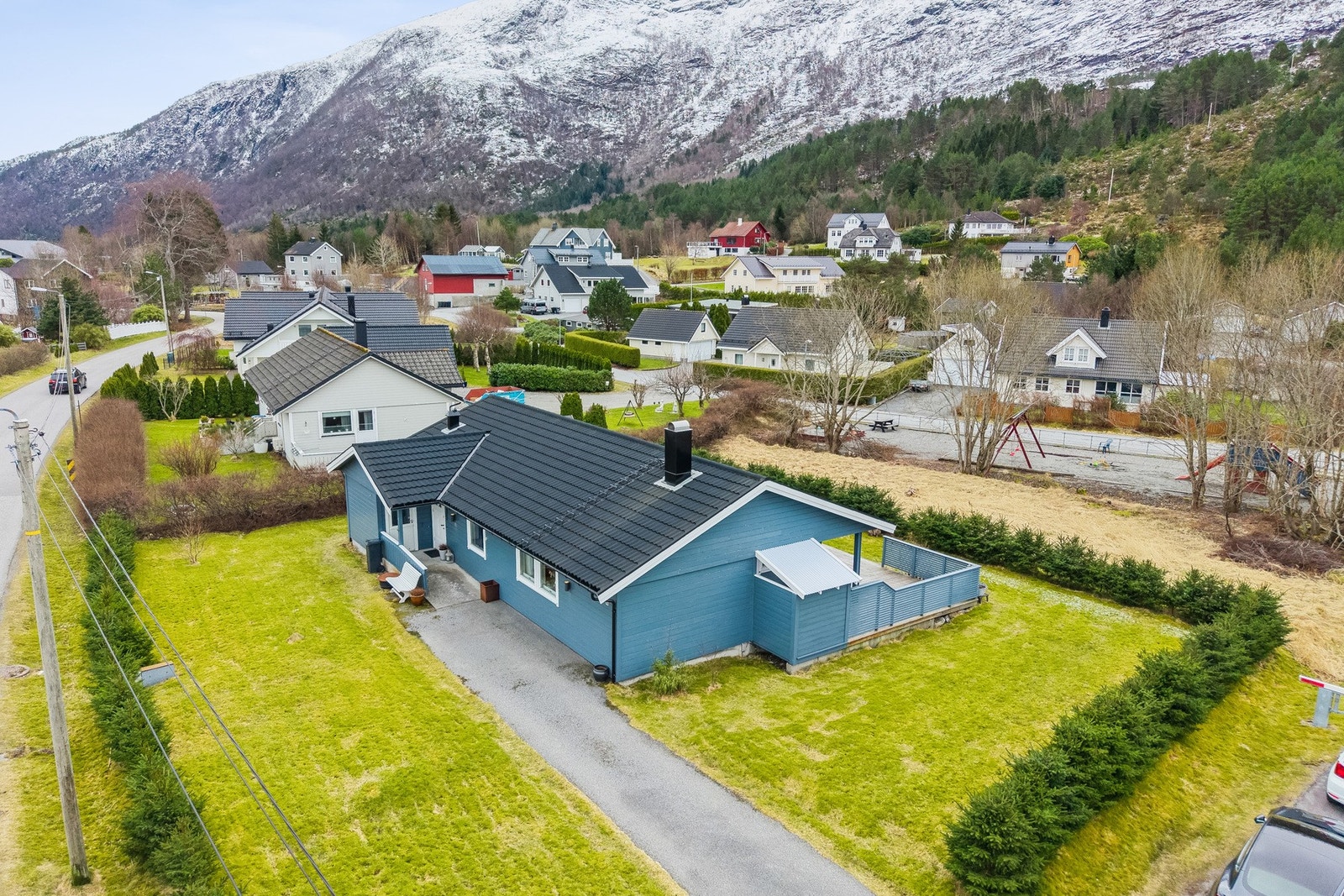 Lettstelt og plan eiendom på 735kvm. Galleribilde