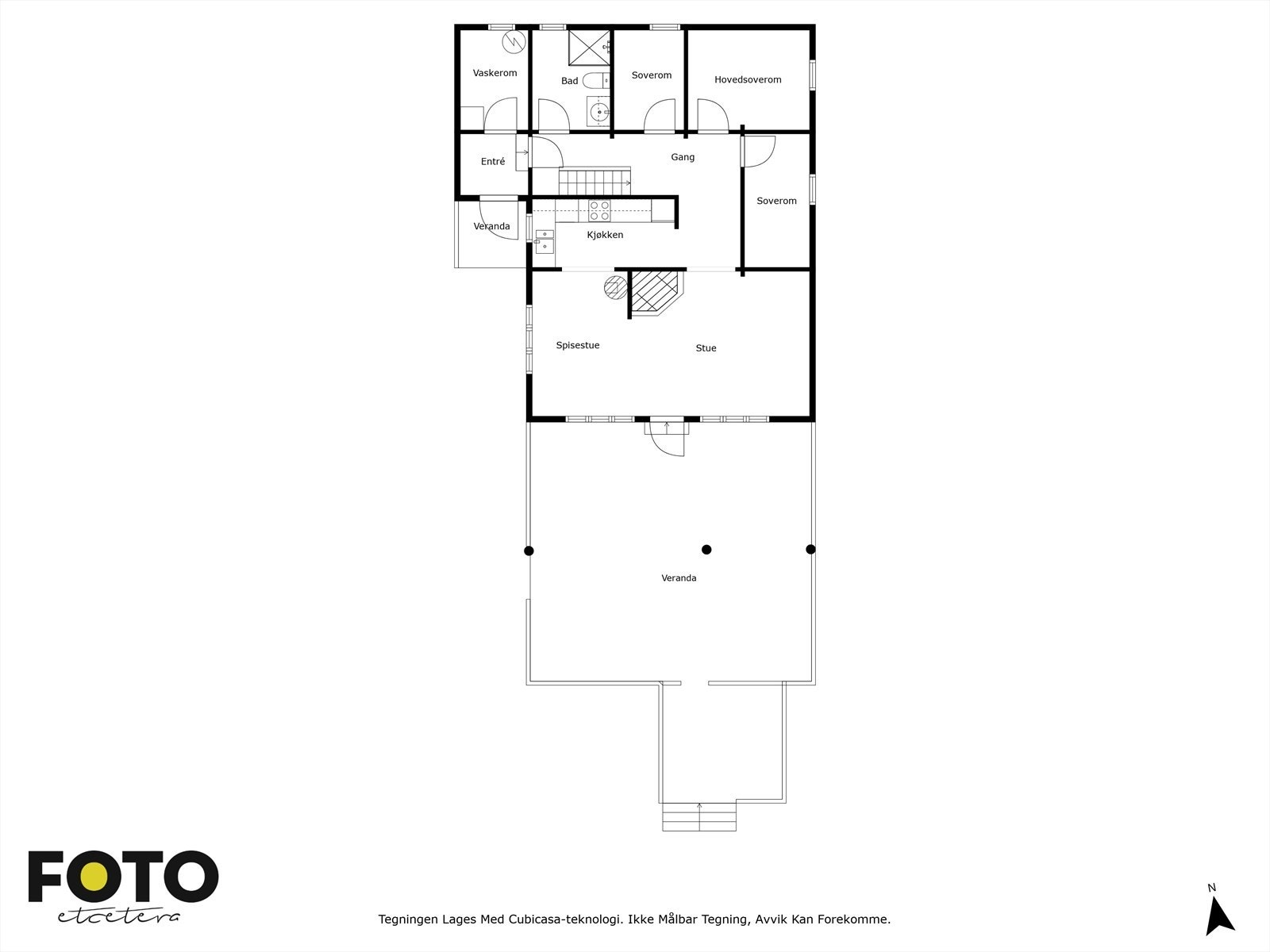 Illustrert planskisse. Galleribilde
