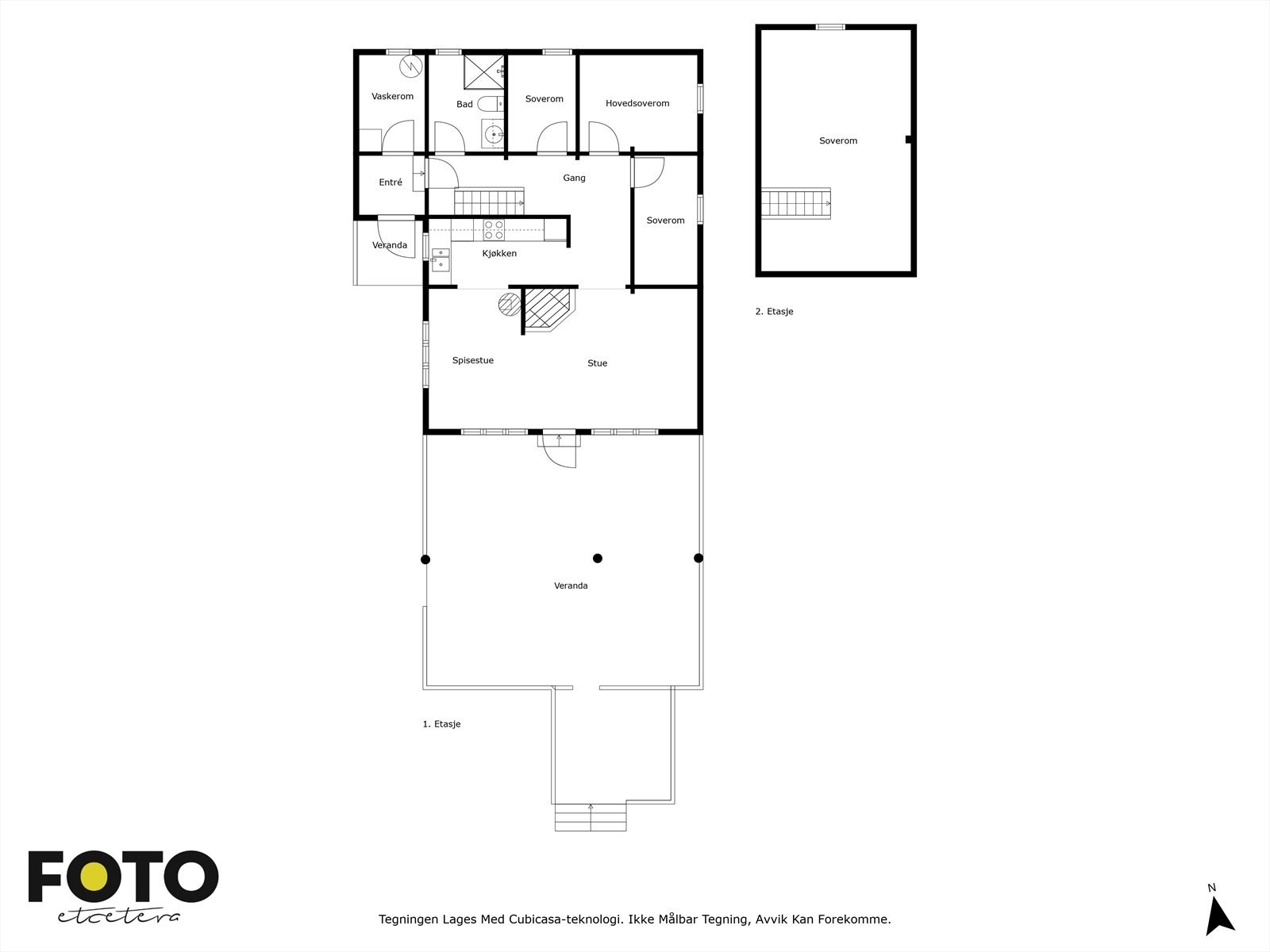 Illustrert planskisse. Galleribilde