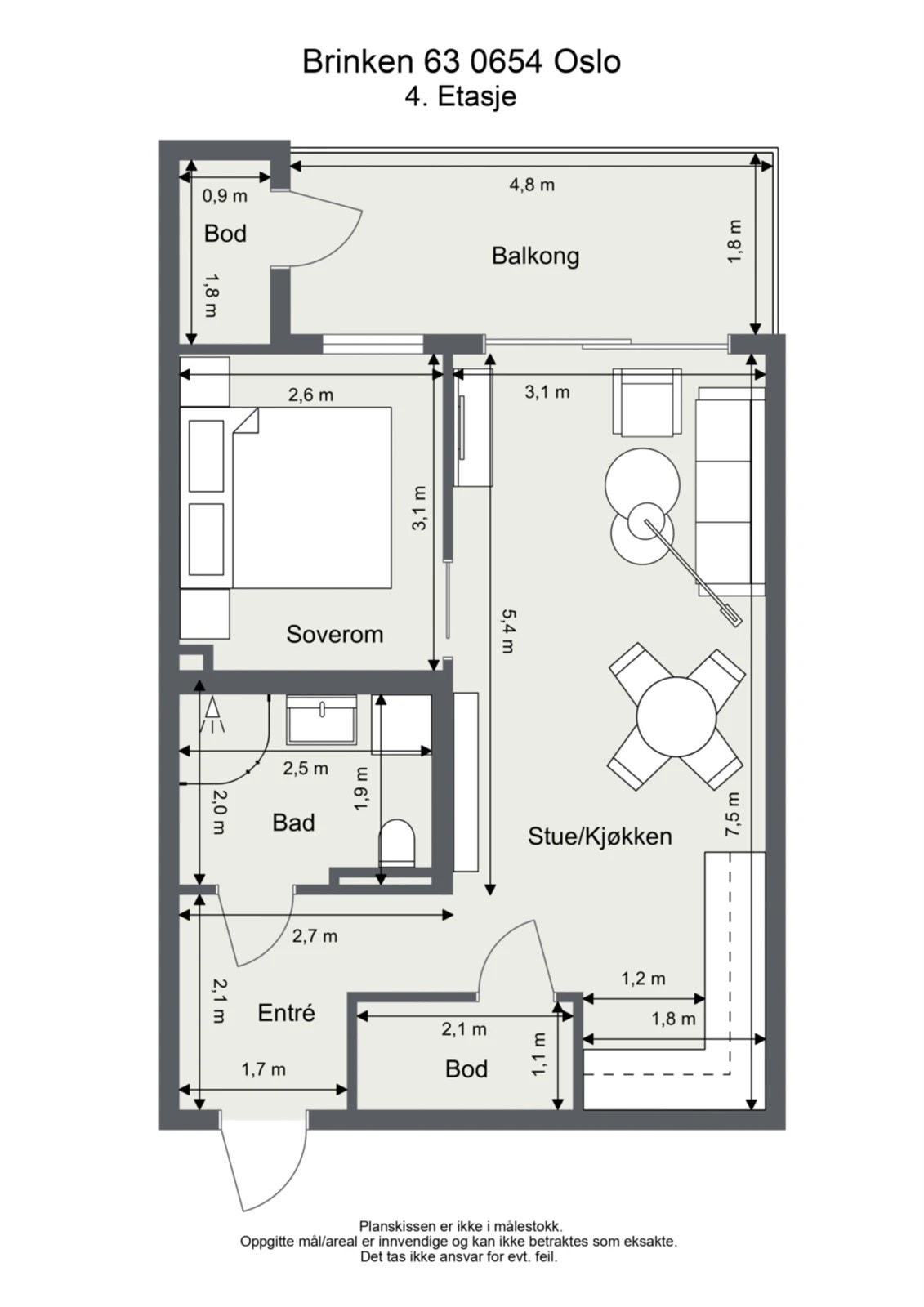 plantegning Galleribilde