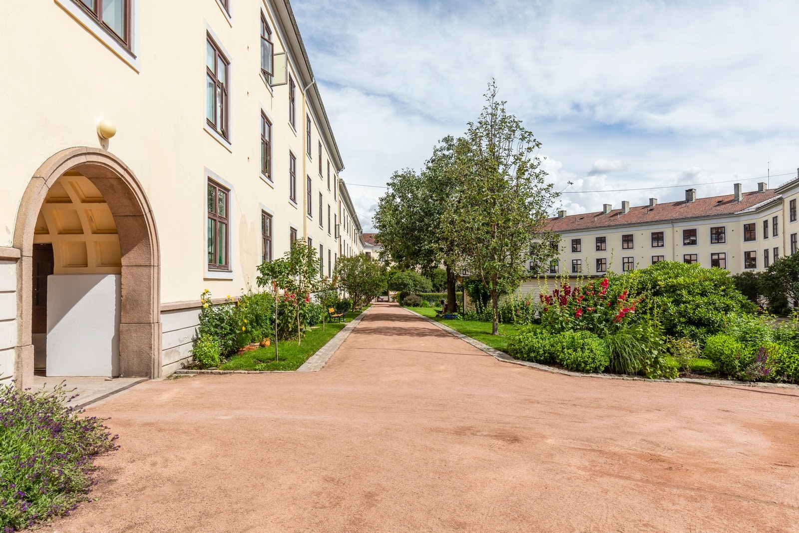 Borettslaget har en fantastisk, prisbelønnet bakgårdspark. Galleribilde