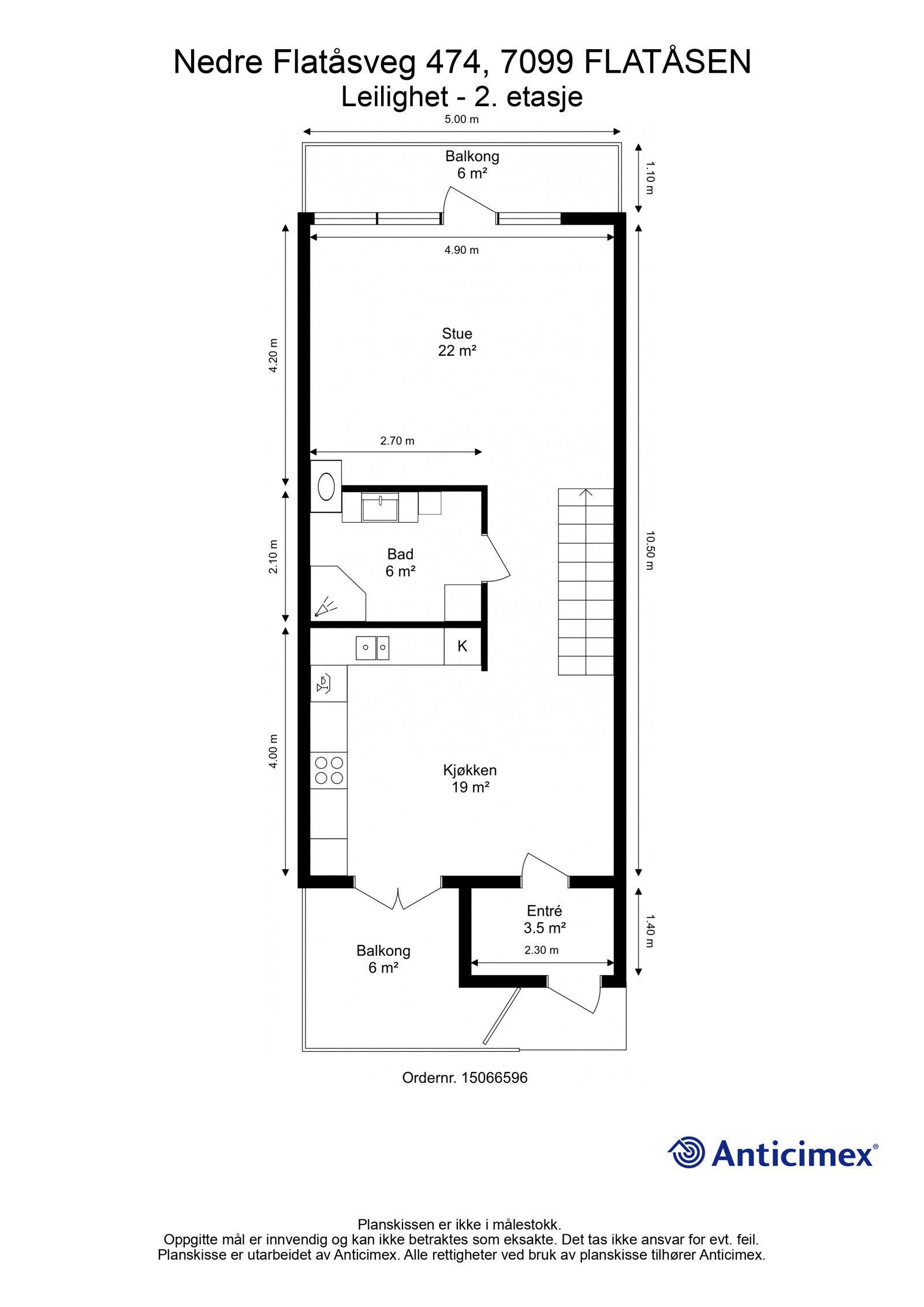 Plantegning - 2. etasje. Galleribilde