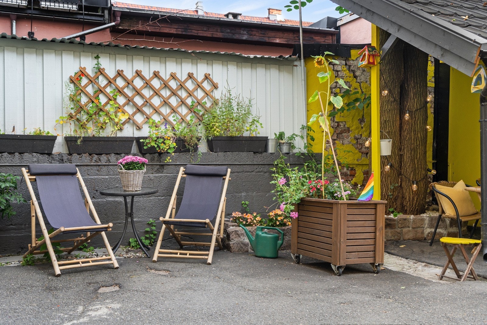 Her kan man samles og nyte deilige sommerdager. Galleribilde